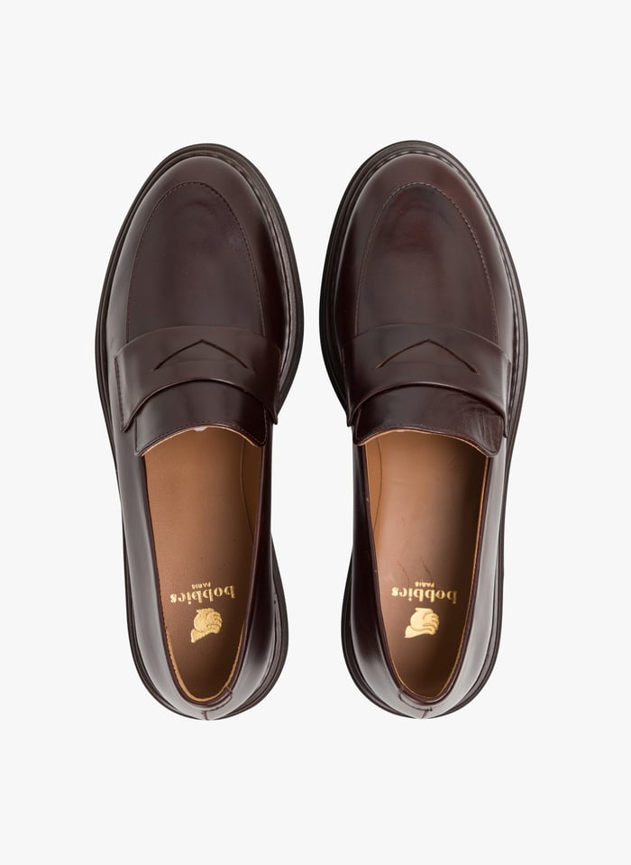 Brown Smooth leather moccasins