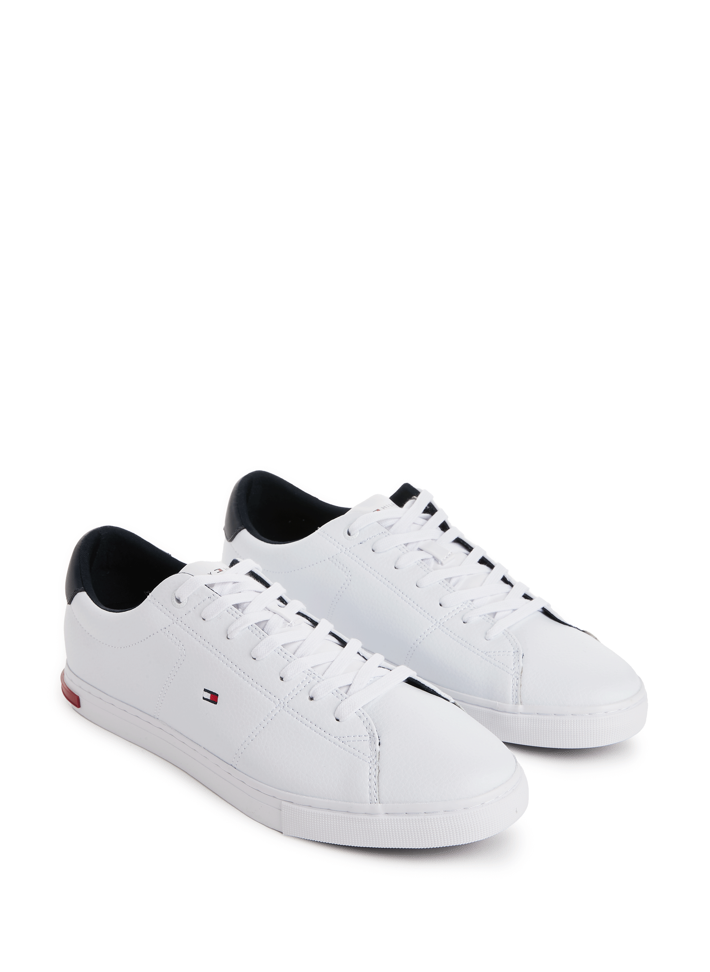 Baskets basses en cuir TOMMY HILFIGER Blanc