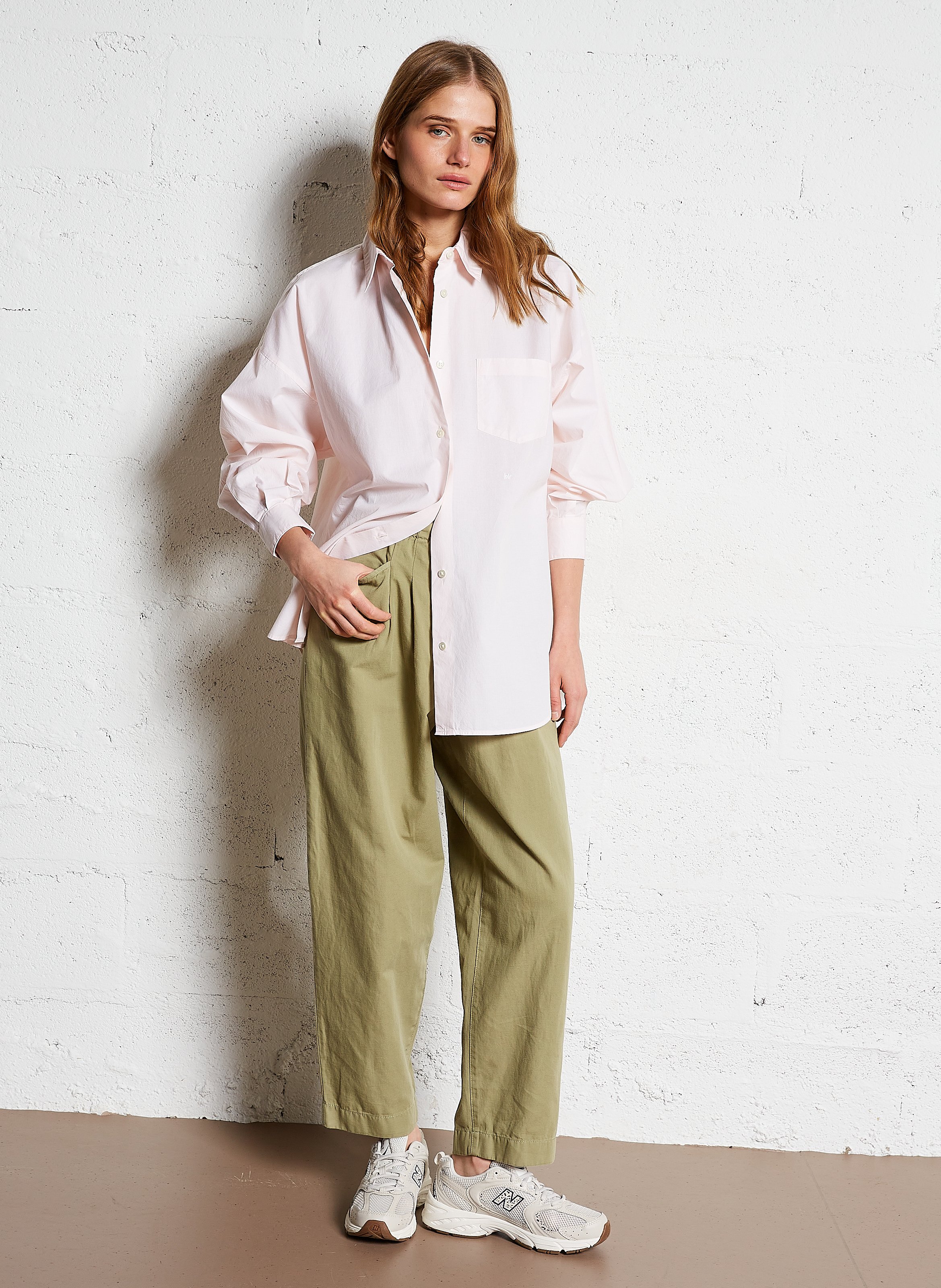 Chemise rayée en popeline de coton BELLEROSE Rayé