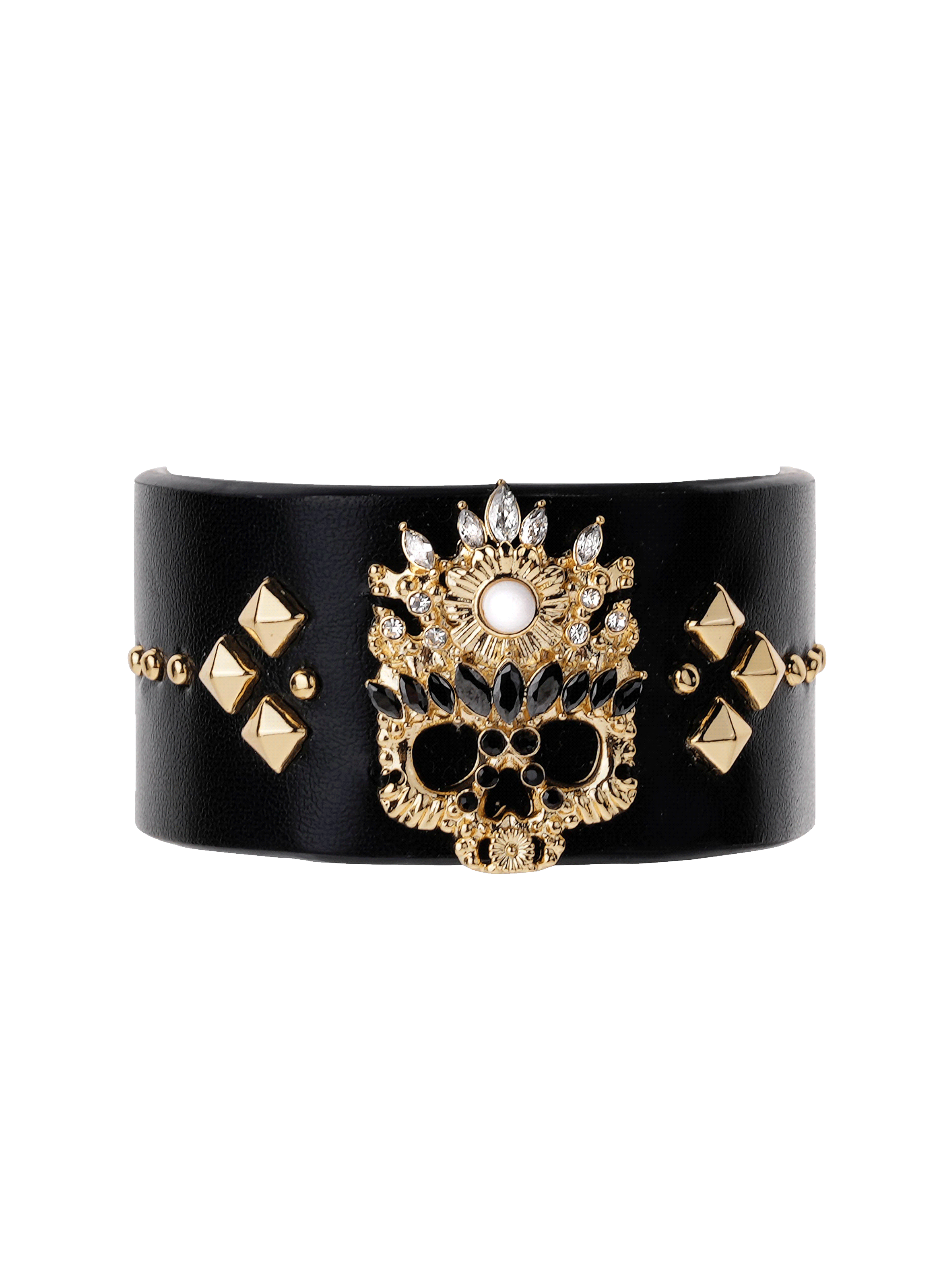 Cuff bracelet with magnetic clasp HIPANEMA Black