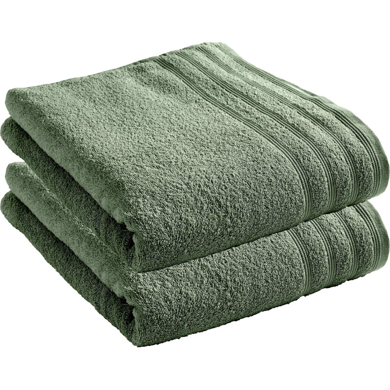 Drap de bain 100% coton peigné  Romarin