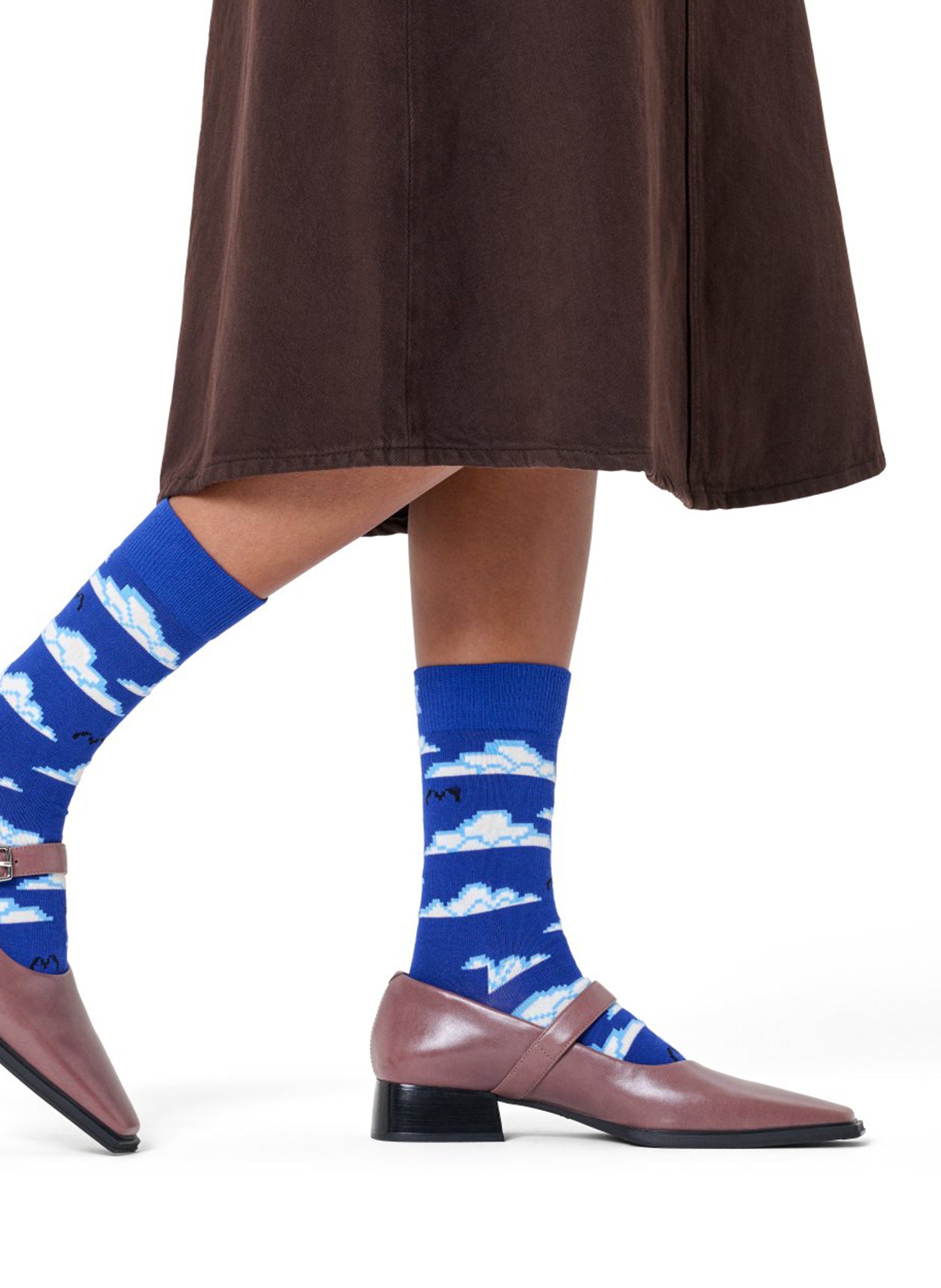 Baumwollsocken mit Logo HAPPY SOCKS Blau