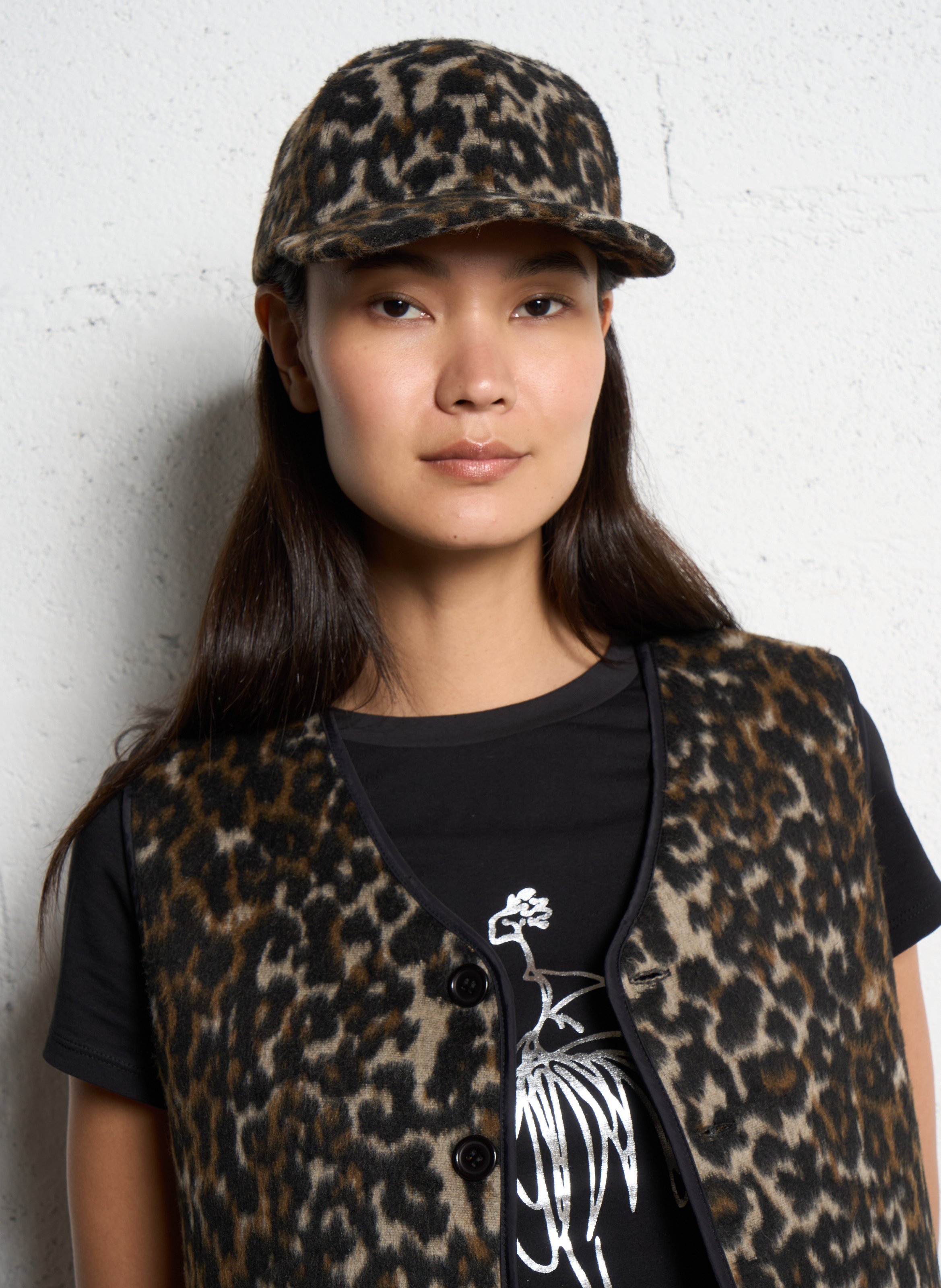 Printed cap ONE STEP Black