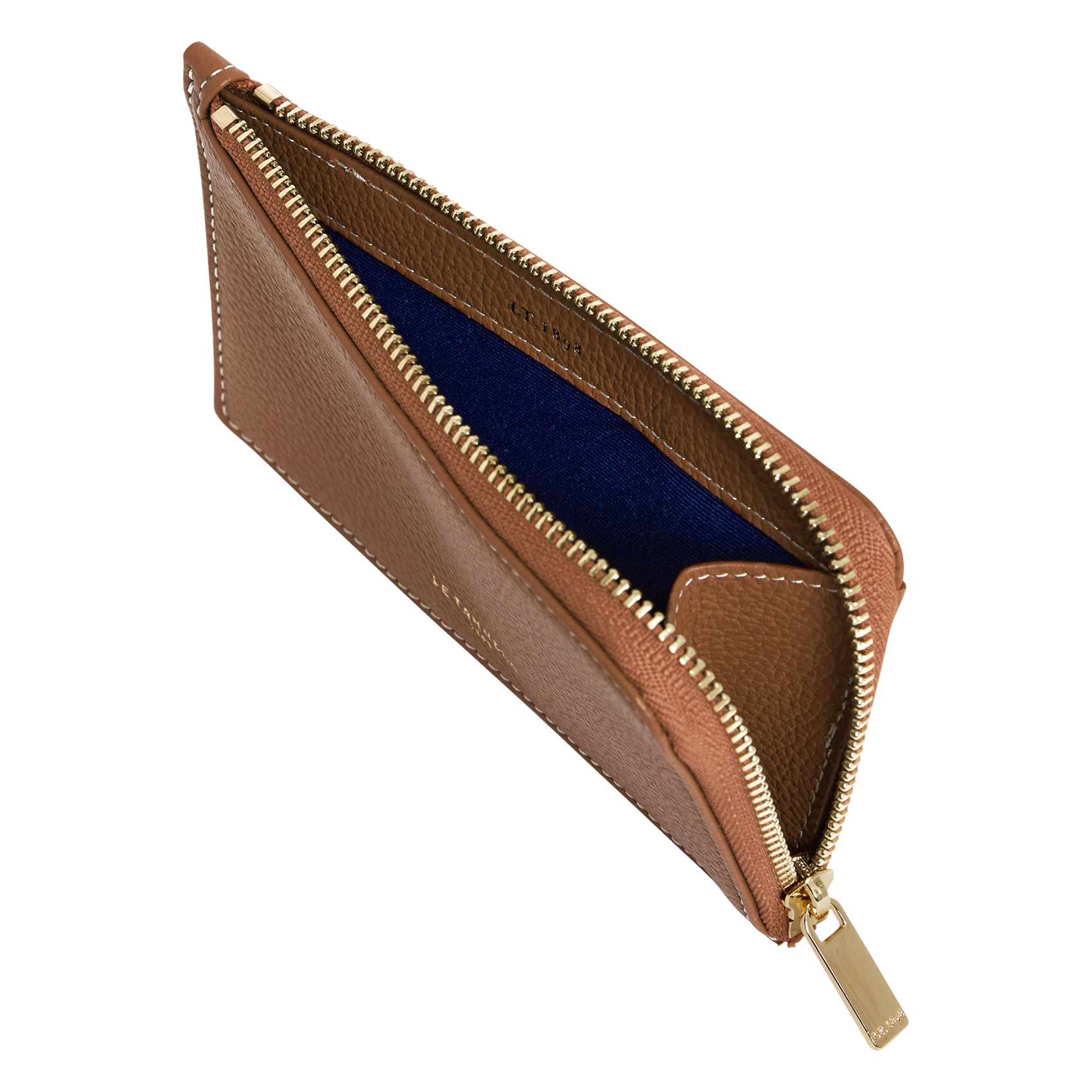 Porte-cartes en cuir LE TANNEUR Marron