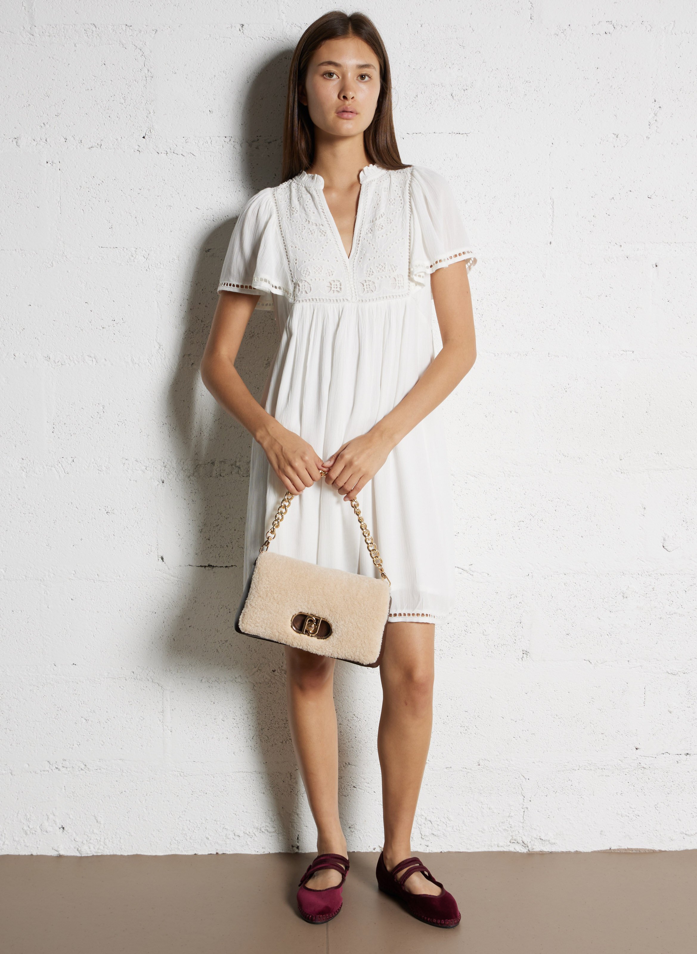 Sac bandoulière LIU JO Beige