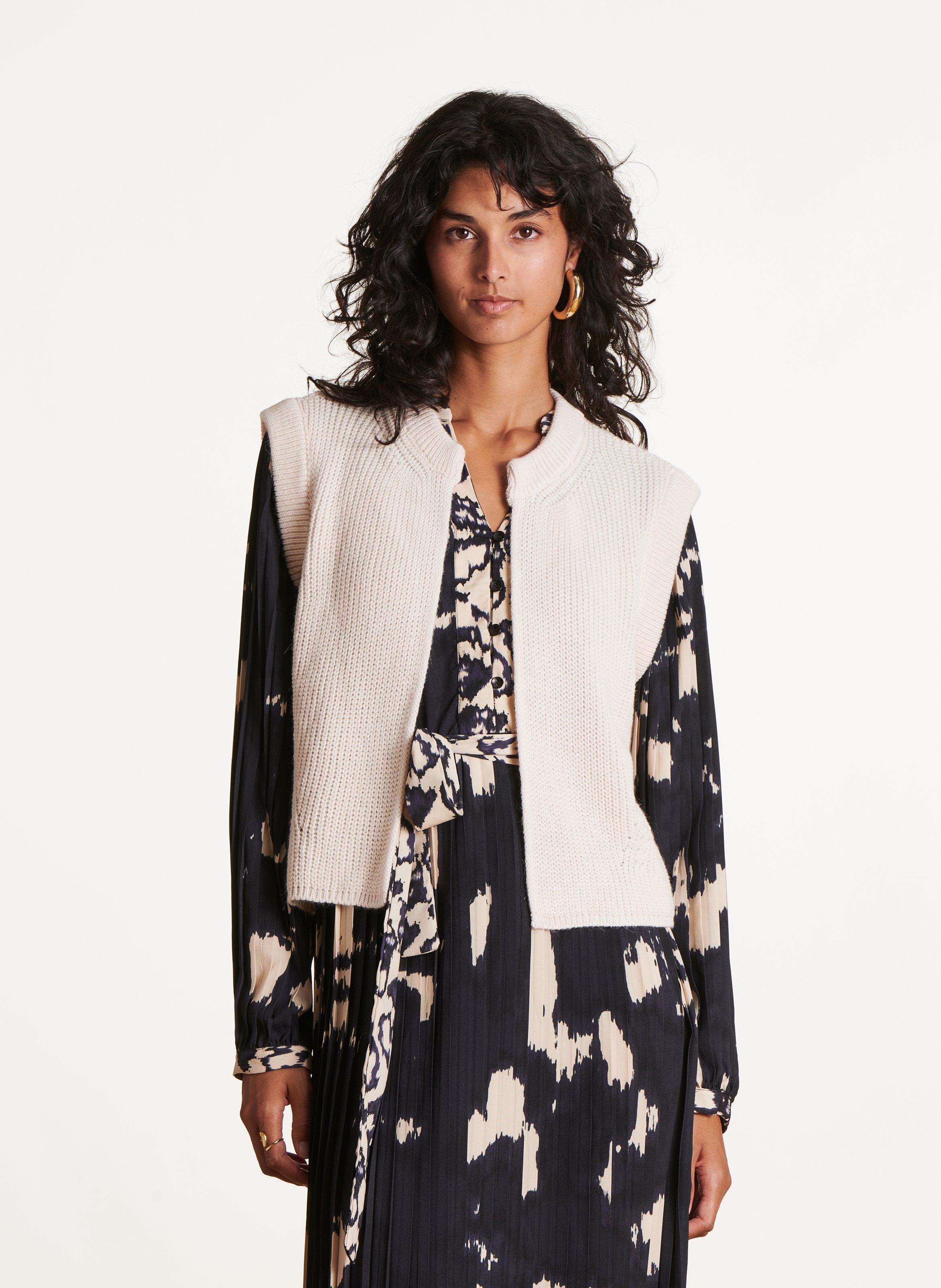 Round-neck cardigan LA FEE MARABOUTEE