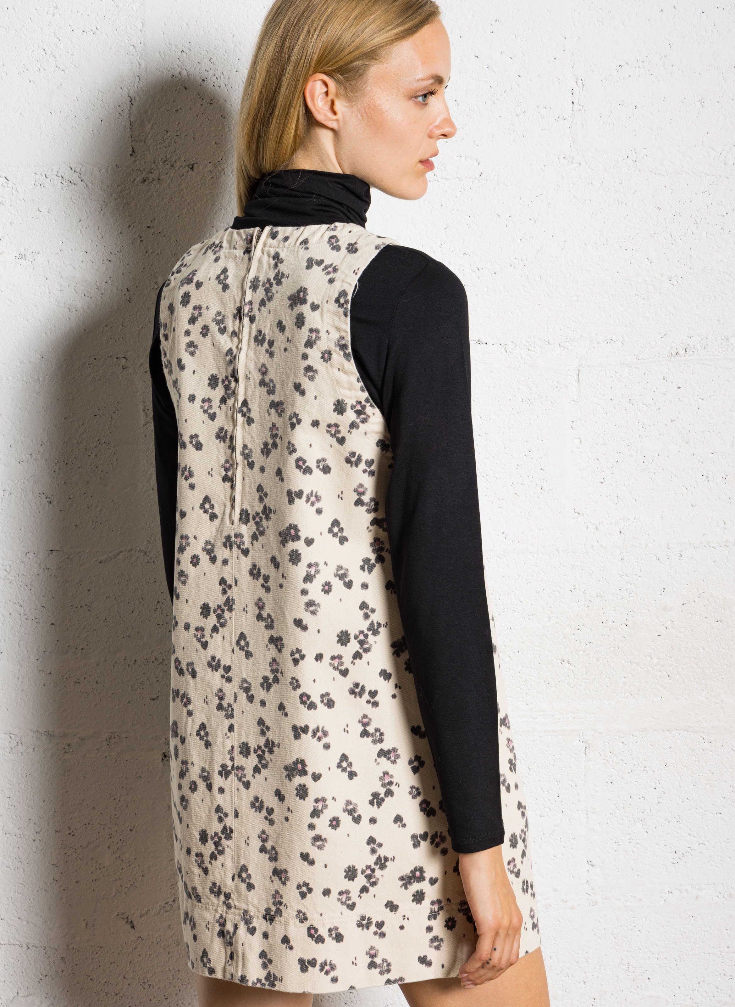 Gerende jurk van katoen DES PETITS HAUTS Wit