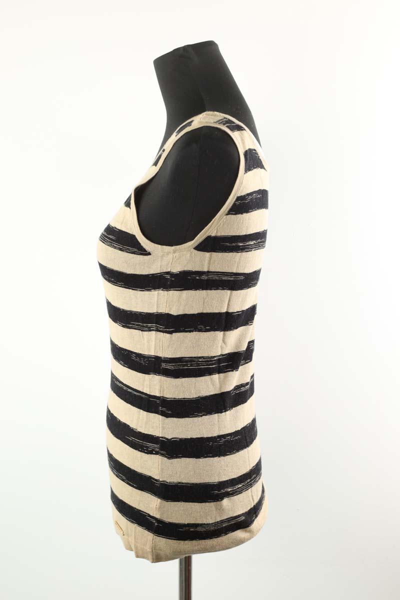 Sleeveless cotton top MICHAEL KORS - Seconde main Beige