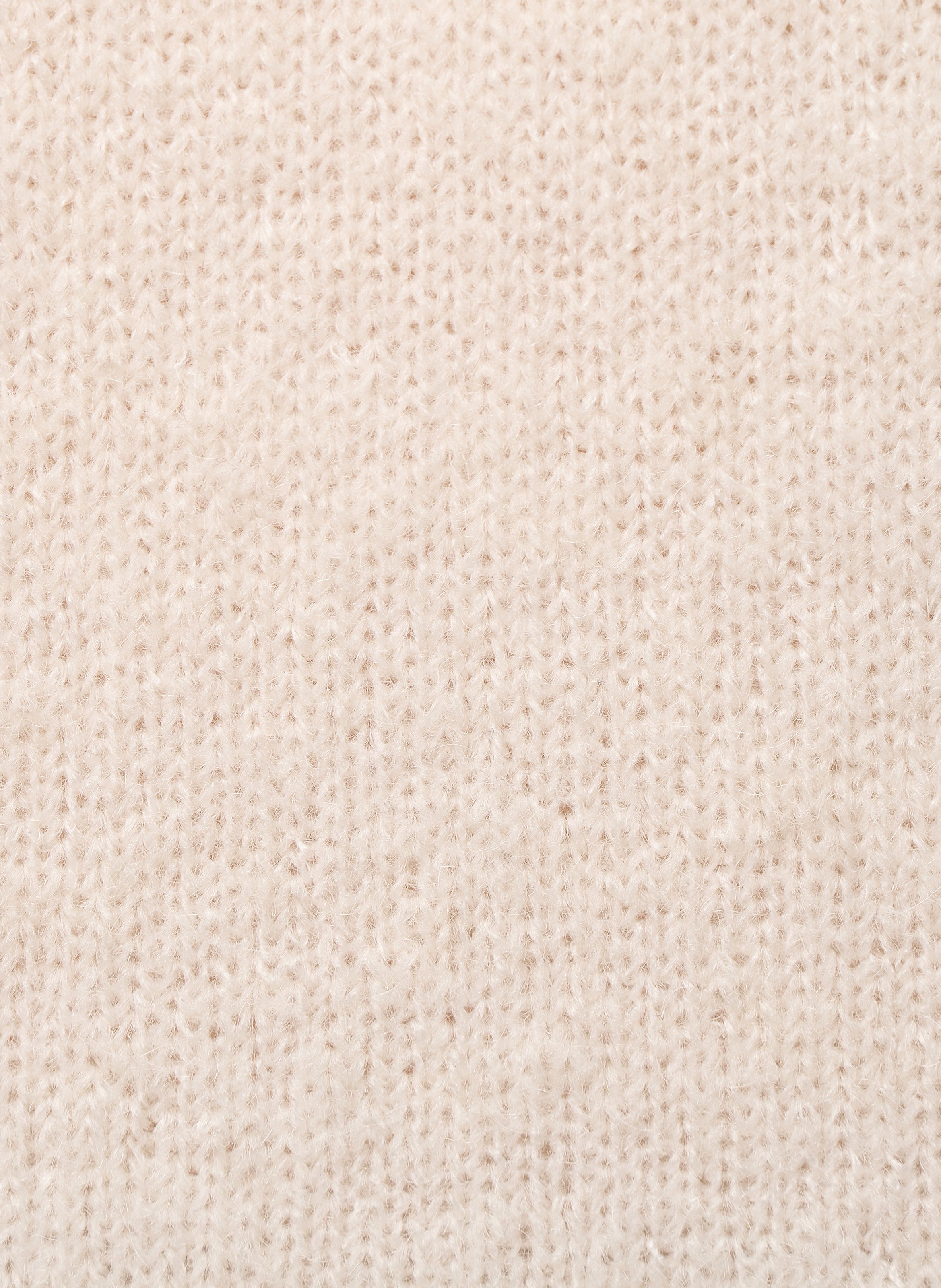 Pull col rond  HUMILITY Blanc