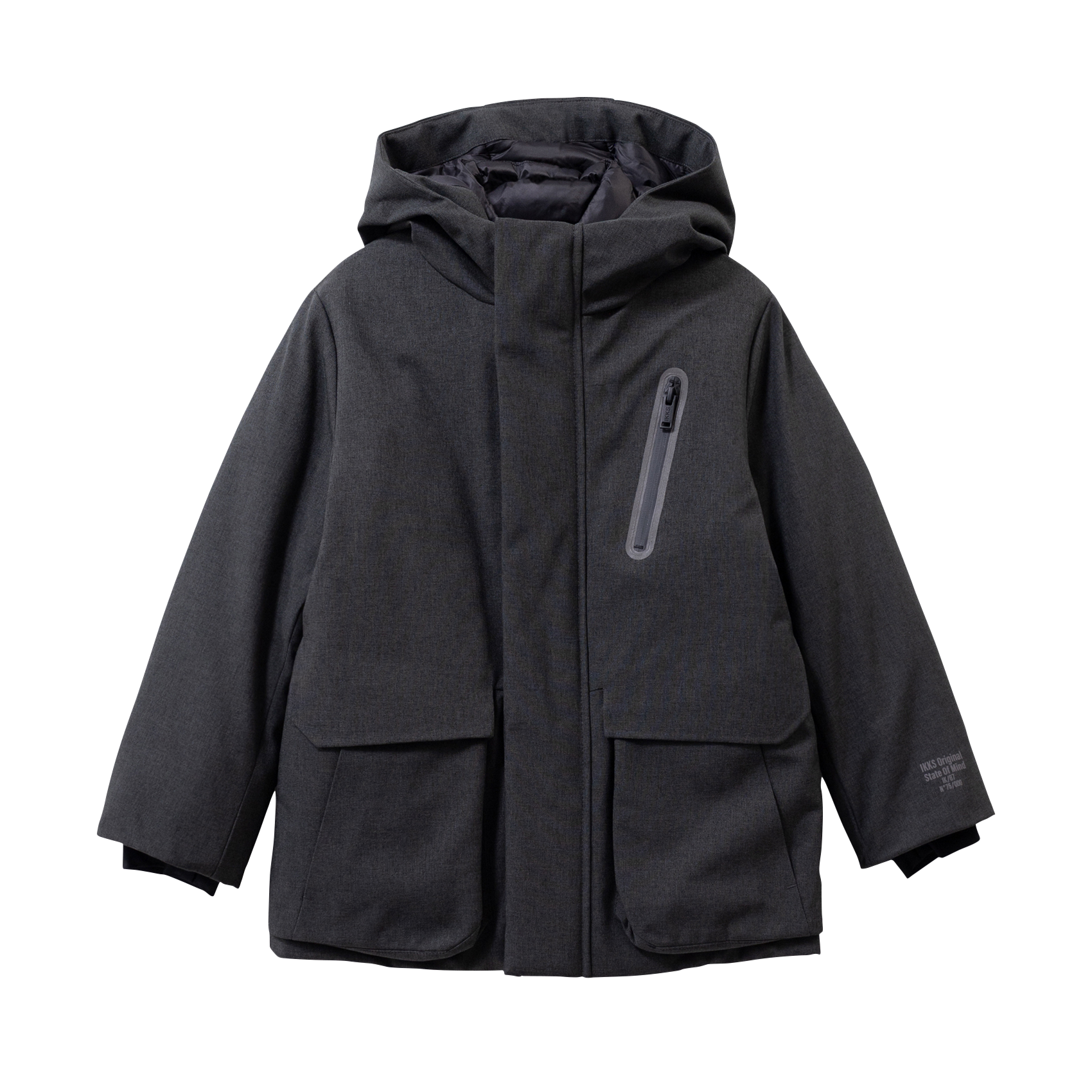 Parka col montant IKKS JUNIOR Gris
