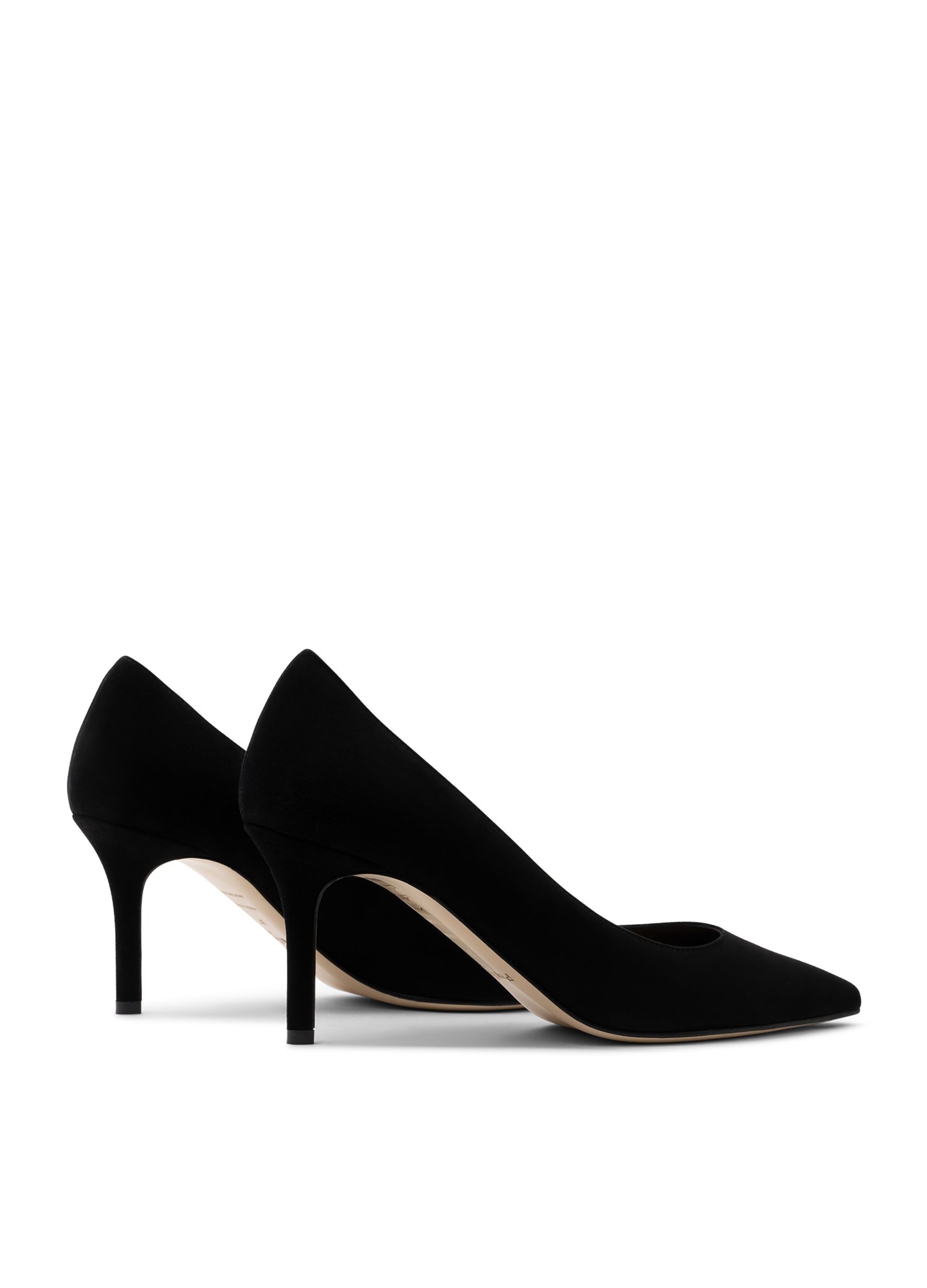 Black goat leather pumps PARALLELE PARIS Black