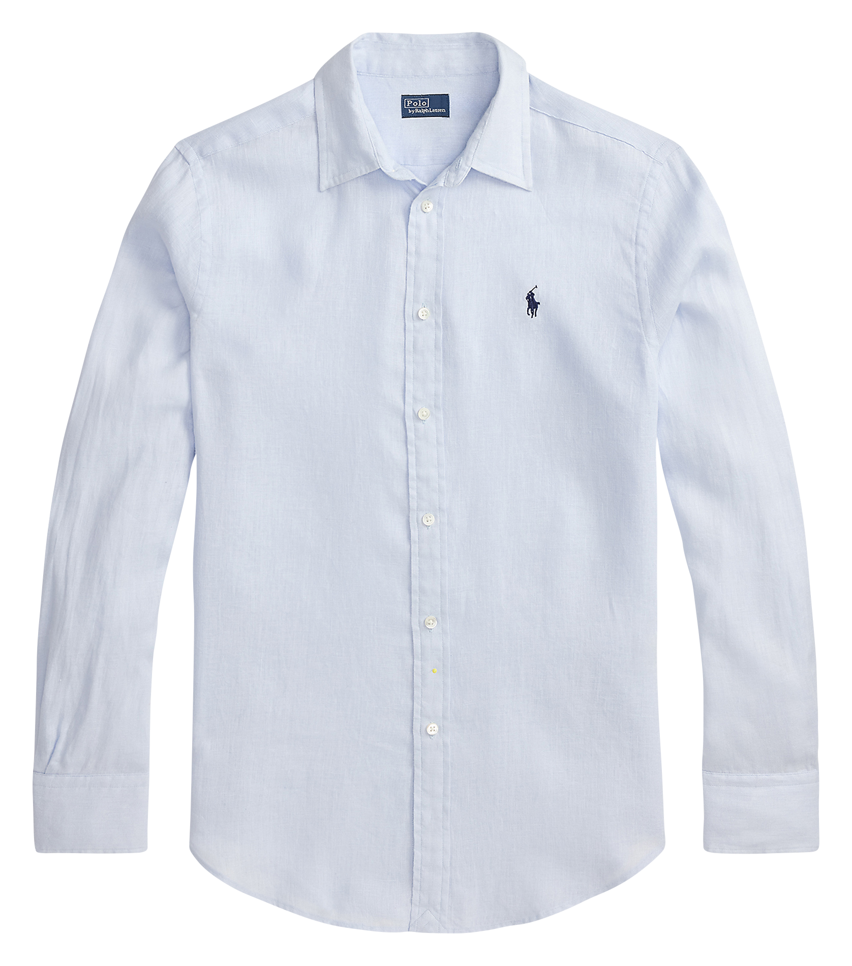 Straight linen shirt POLO RALPH LAUREN Blue