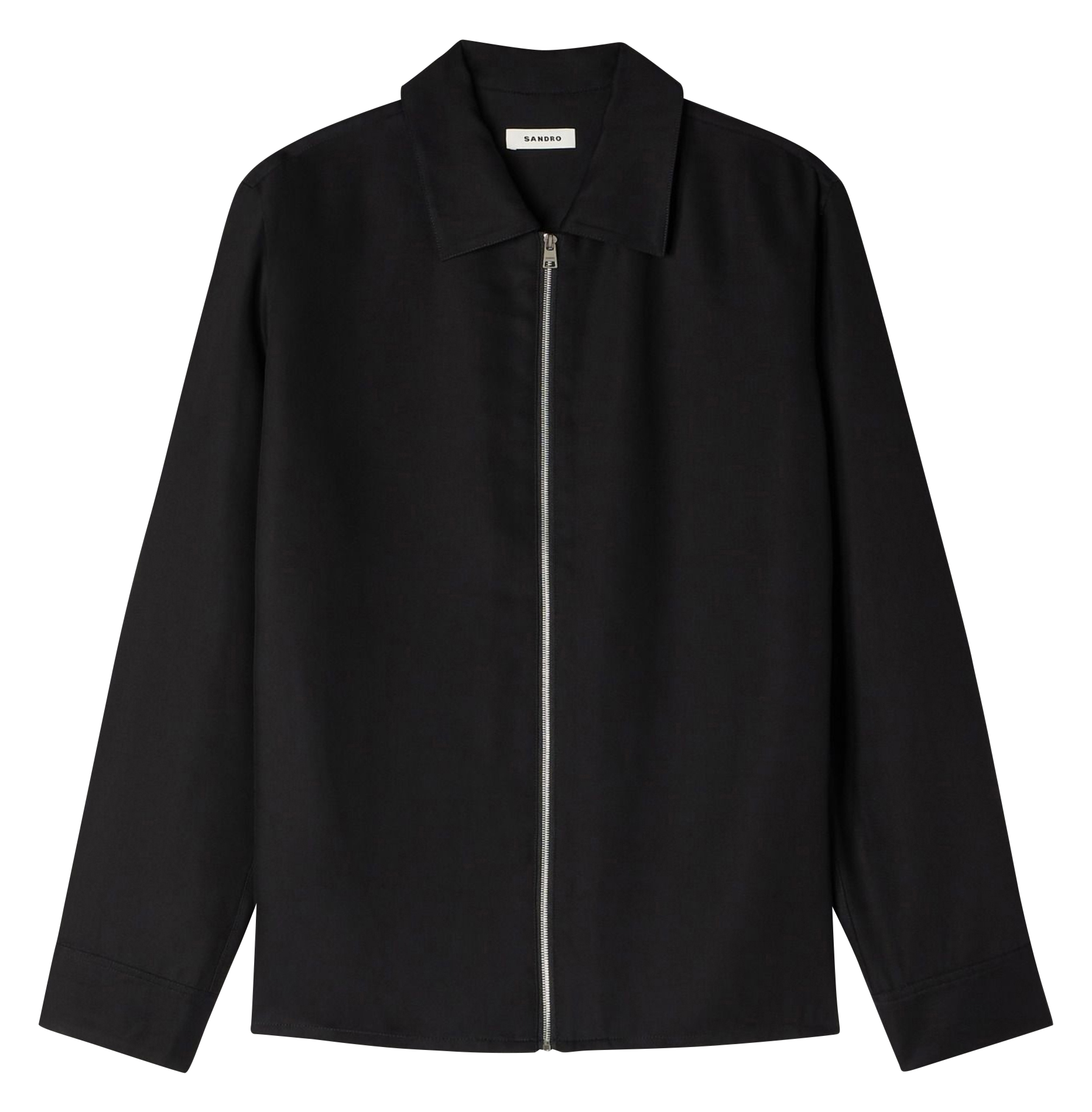 Jacket with classic collar SANDRO Black