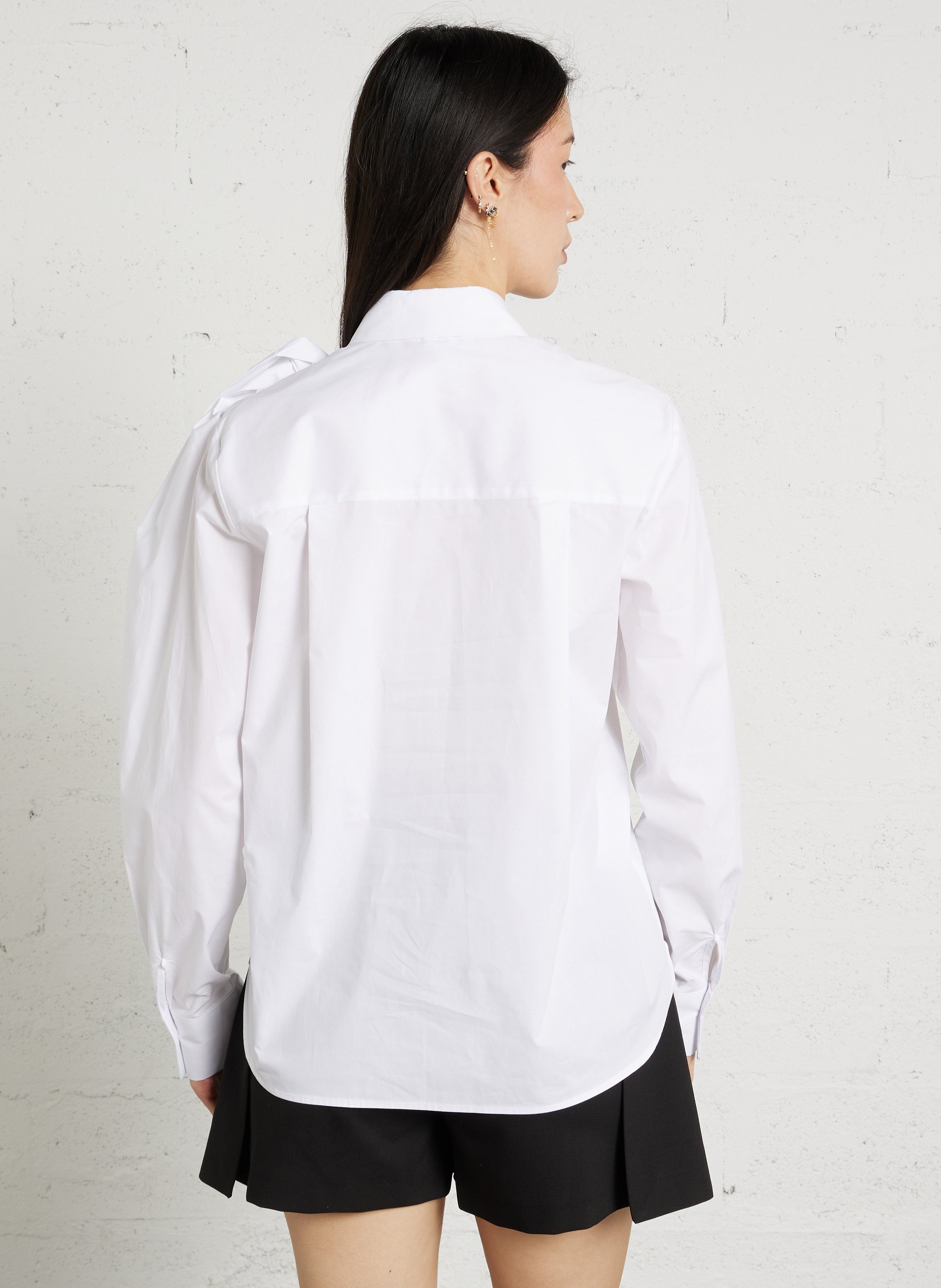 Chemise col classique en coton IMPERIAL Blanc