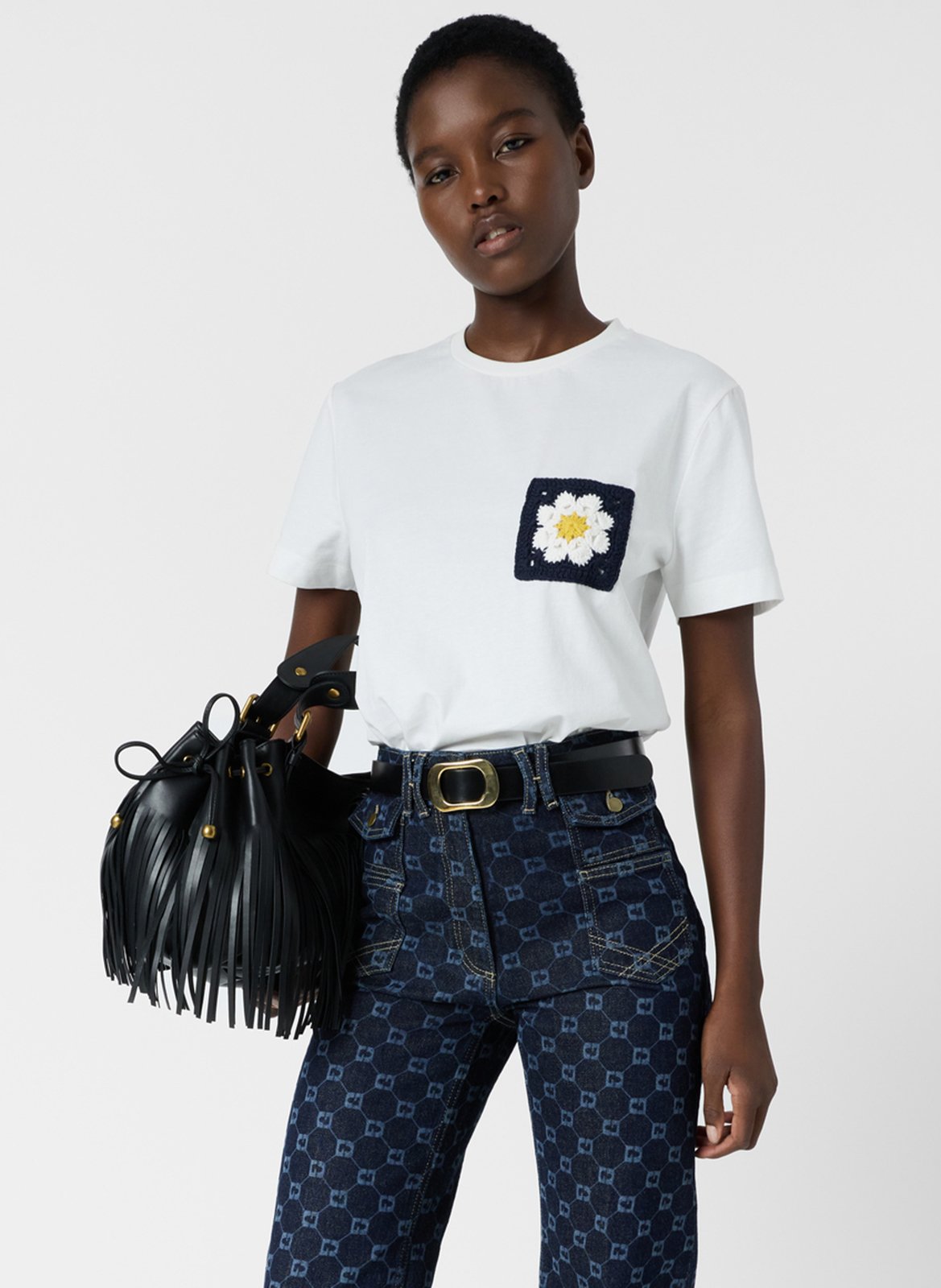 Baumwoll-Pullover mit Rundhalsausschnitt GERARD DAREL Beige