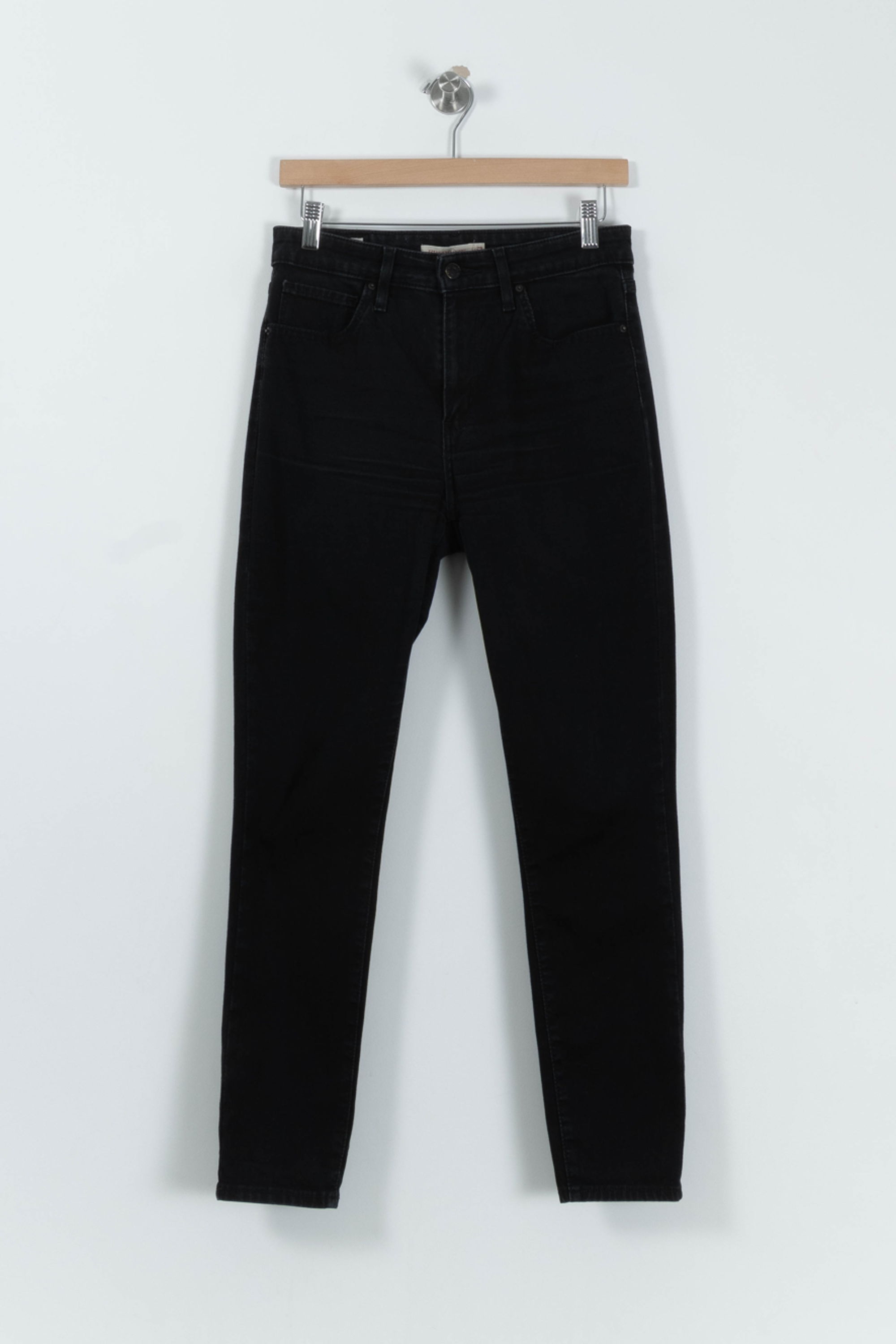 Cropped slim jeans with studs LEVI'S - Seconde main Black