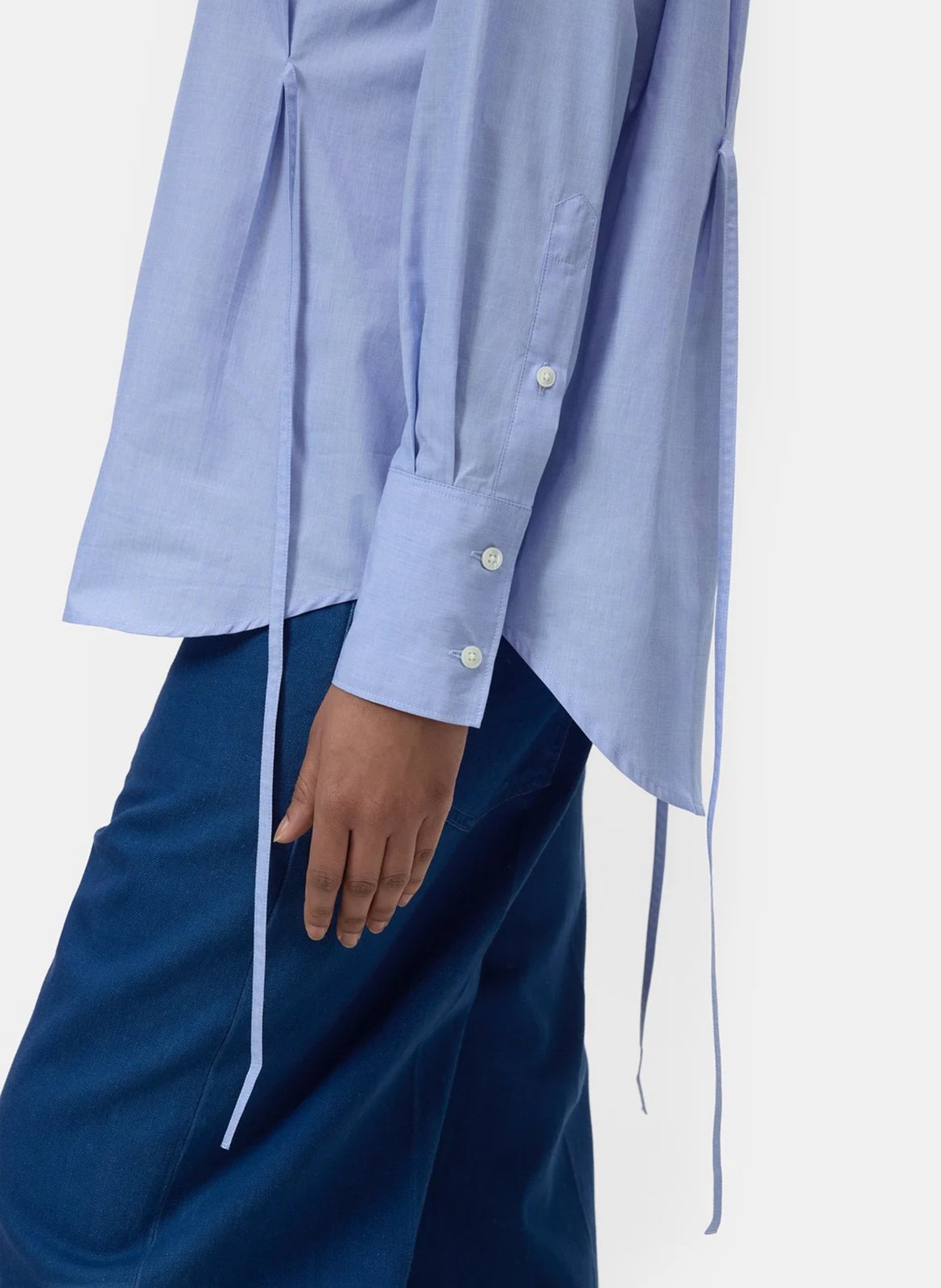 Chemise col classique en coton CLOSED Bleu