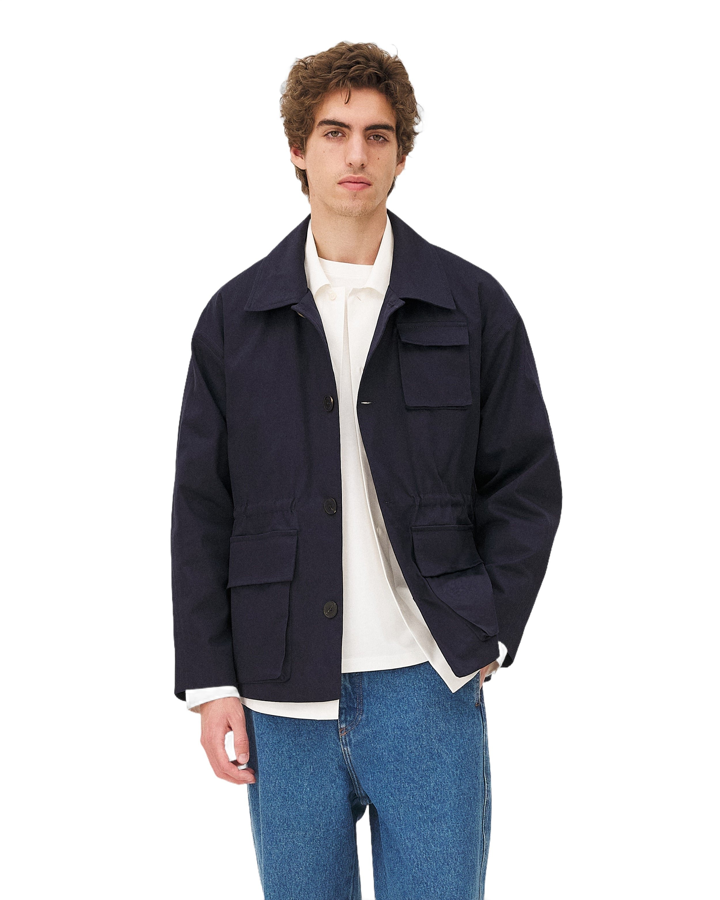 Saharan jacket ORARI NAVY Noyoco Blue