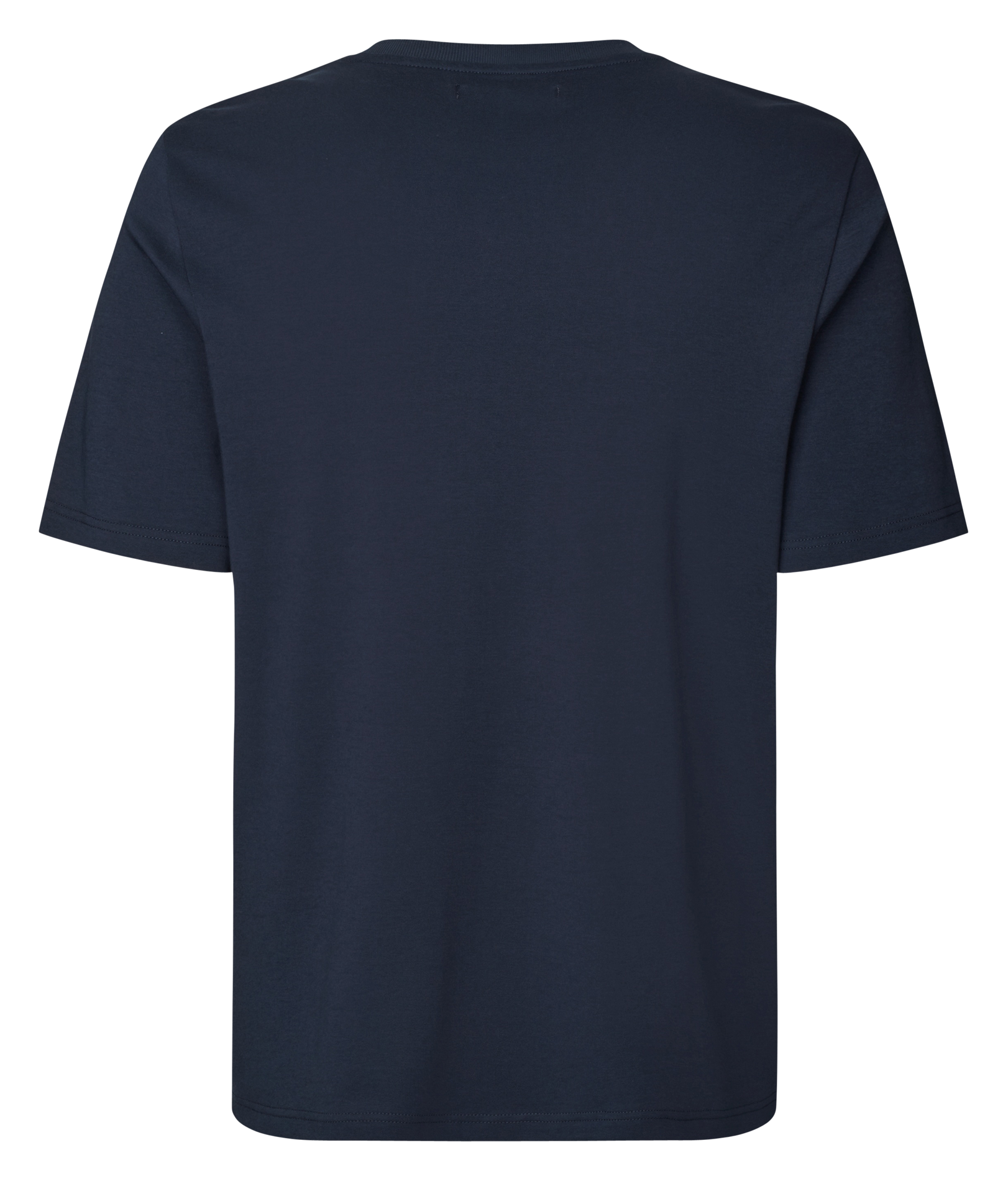 Round-neck organic cotton T-shirt SAMSOE SAMSOE Blue