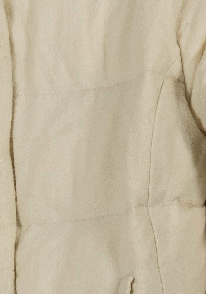 Lightweight quilted padded jacket with high neck MONCLER - Seconde Main Beige