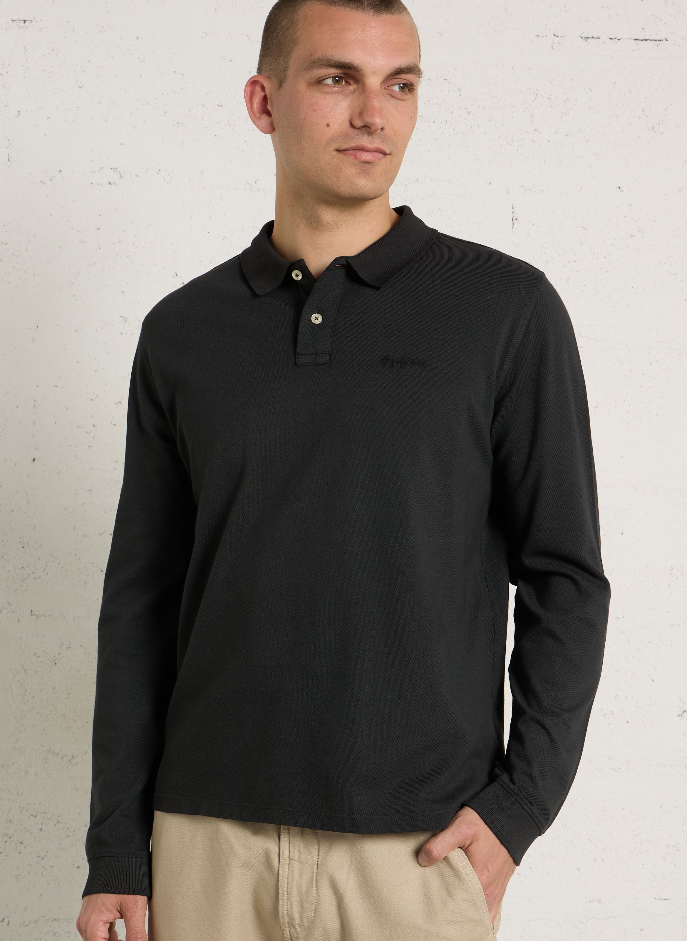 Polo manches longues en coton PEPE JEANS