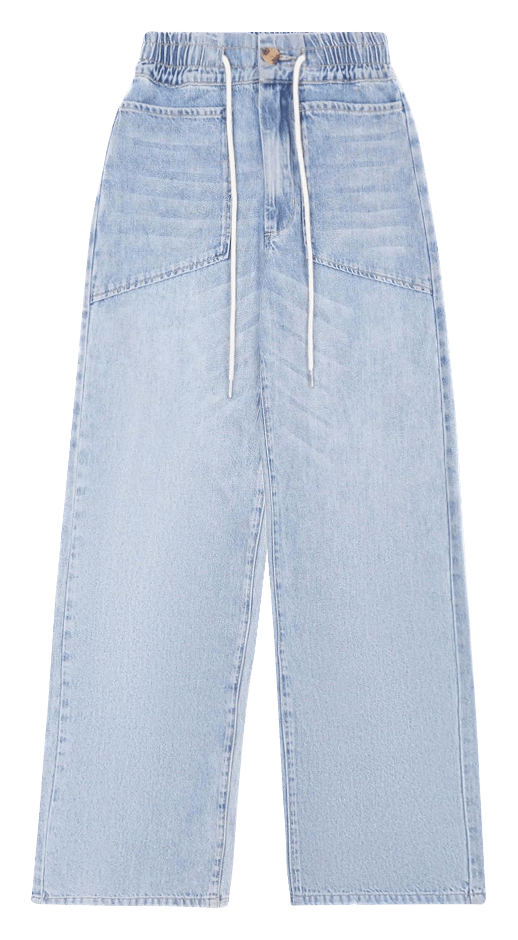 Pantalon large en coton WILD Bleu