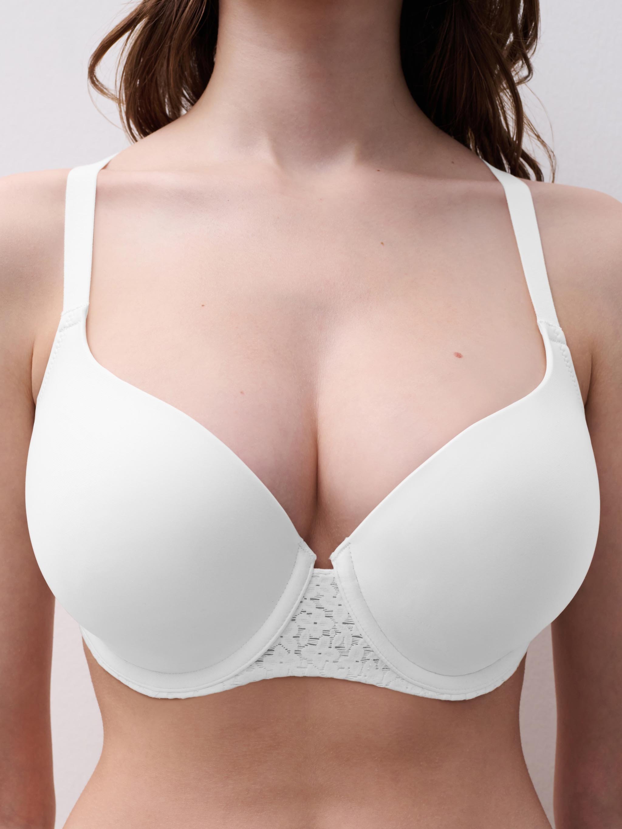Full-cup bra CHANTELLE White