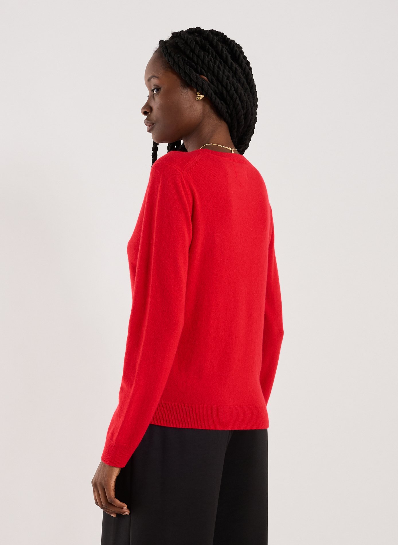 Cashmere sweater AU PRINTEMPS PARIS Red