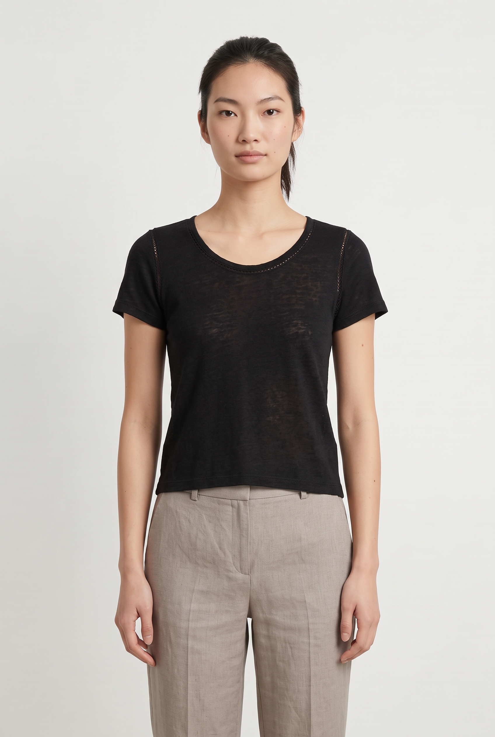 T-shirt COMPTOIR DES COTONNIERS - Seconde main Black