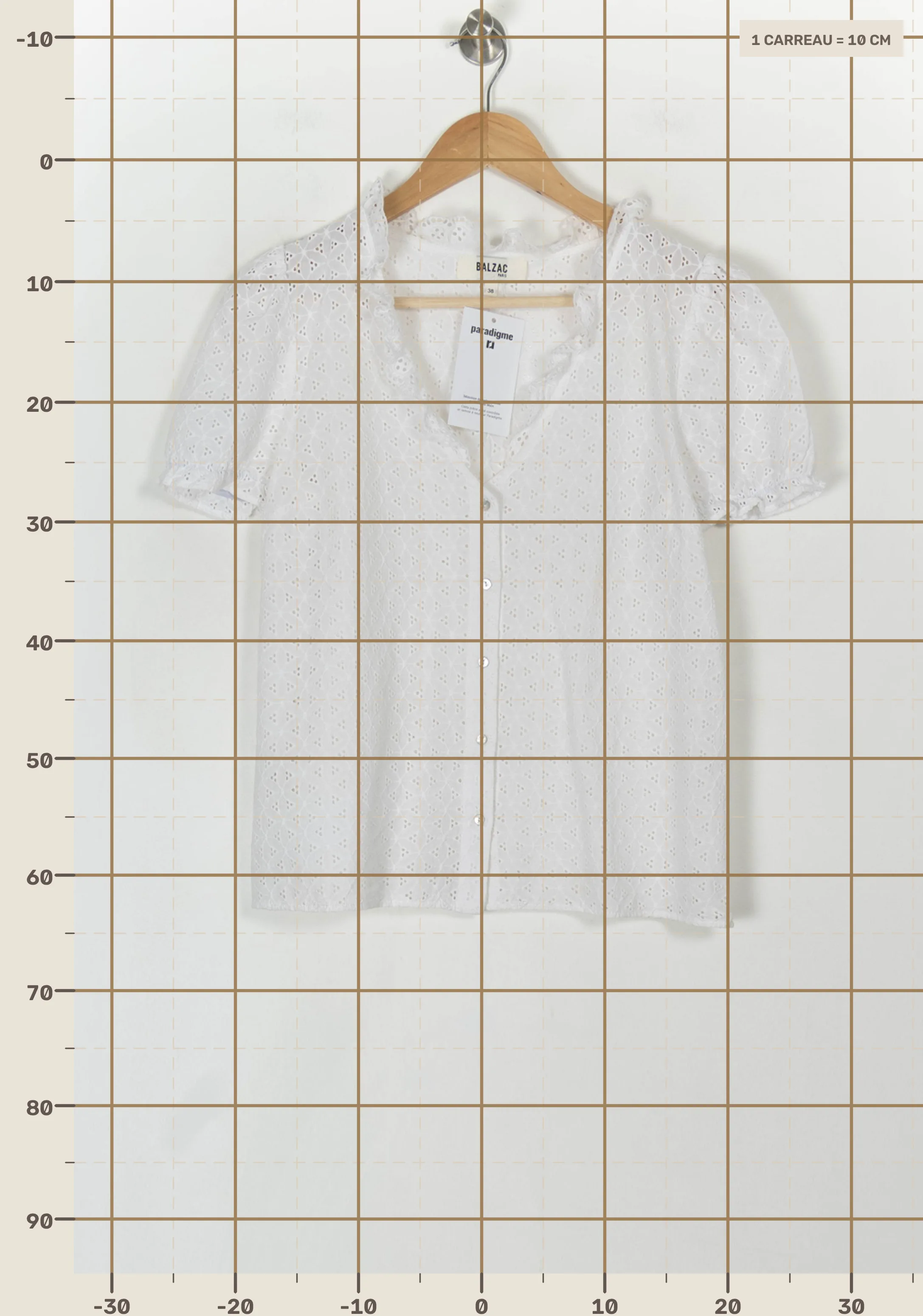 Blouse BALZAC PARIS - Seconde Main White