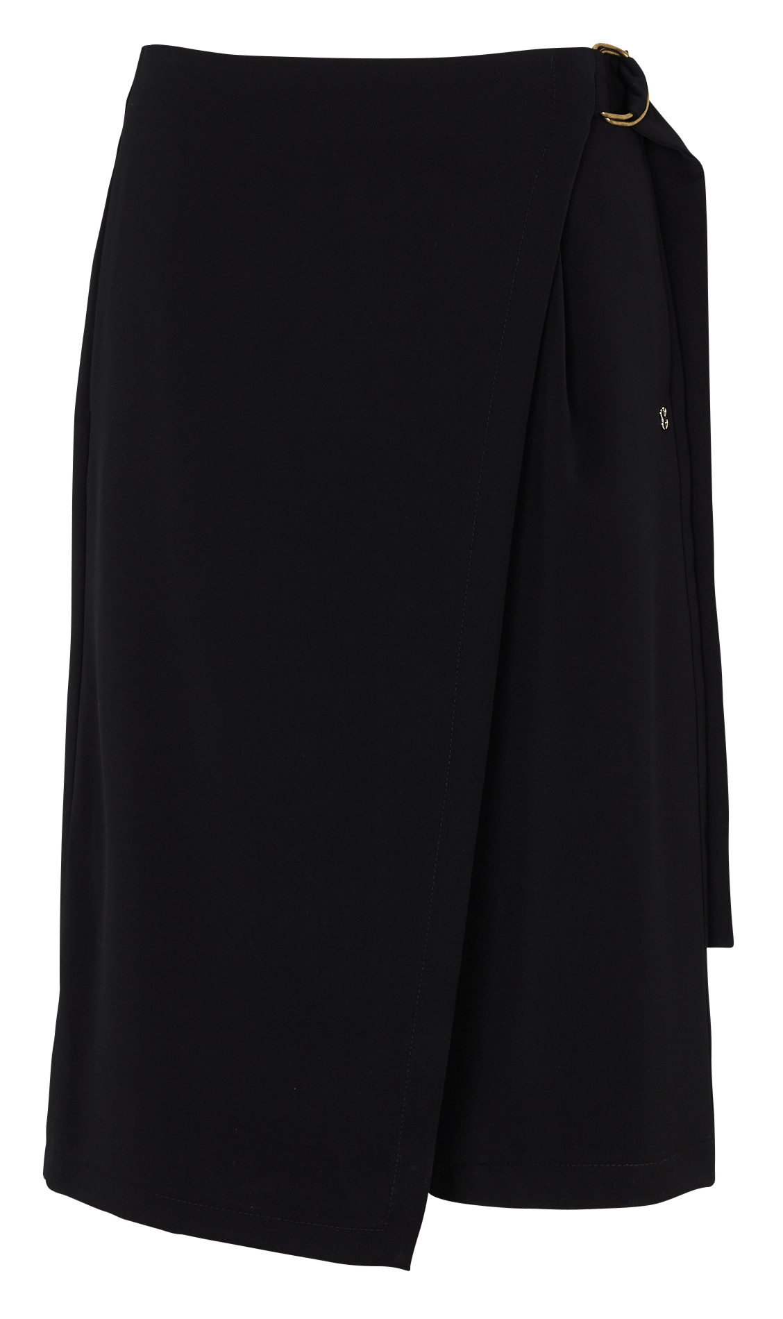 Wrap Bermuda shorts with belt PLEASE Black