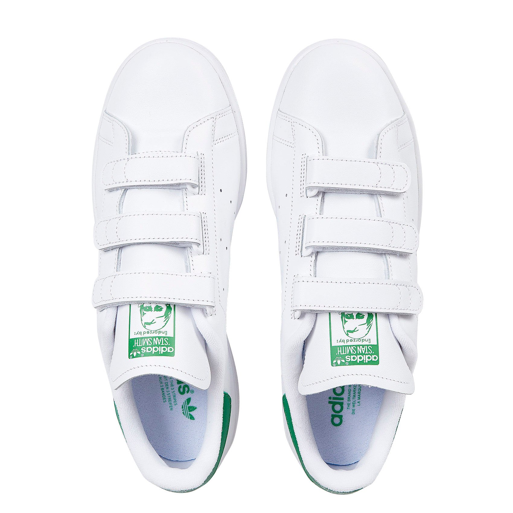 Stan Smith CF - Leder-Sneaker mit Klettverschluss ADIDAS Weiss
