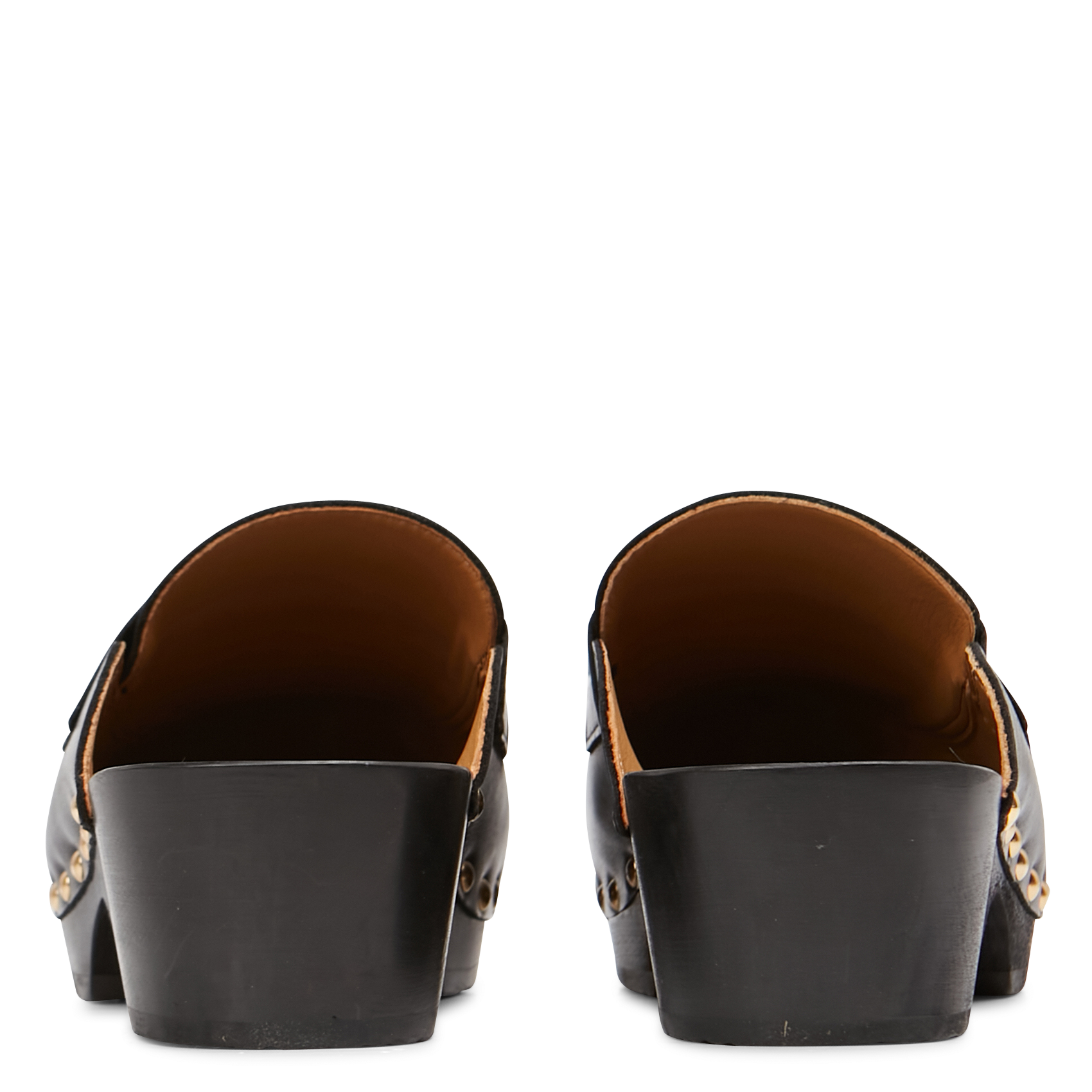 Mokassin-Clogs aus Leder SABOTS YOUYOU Schwarz