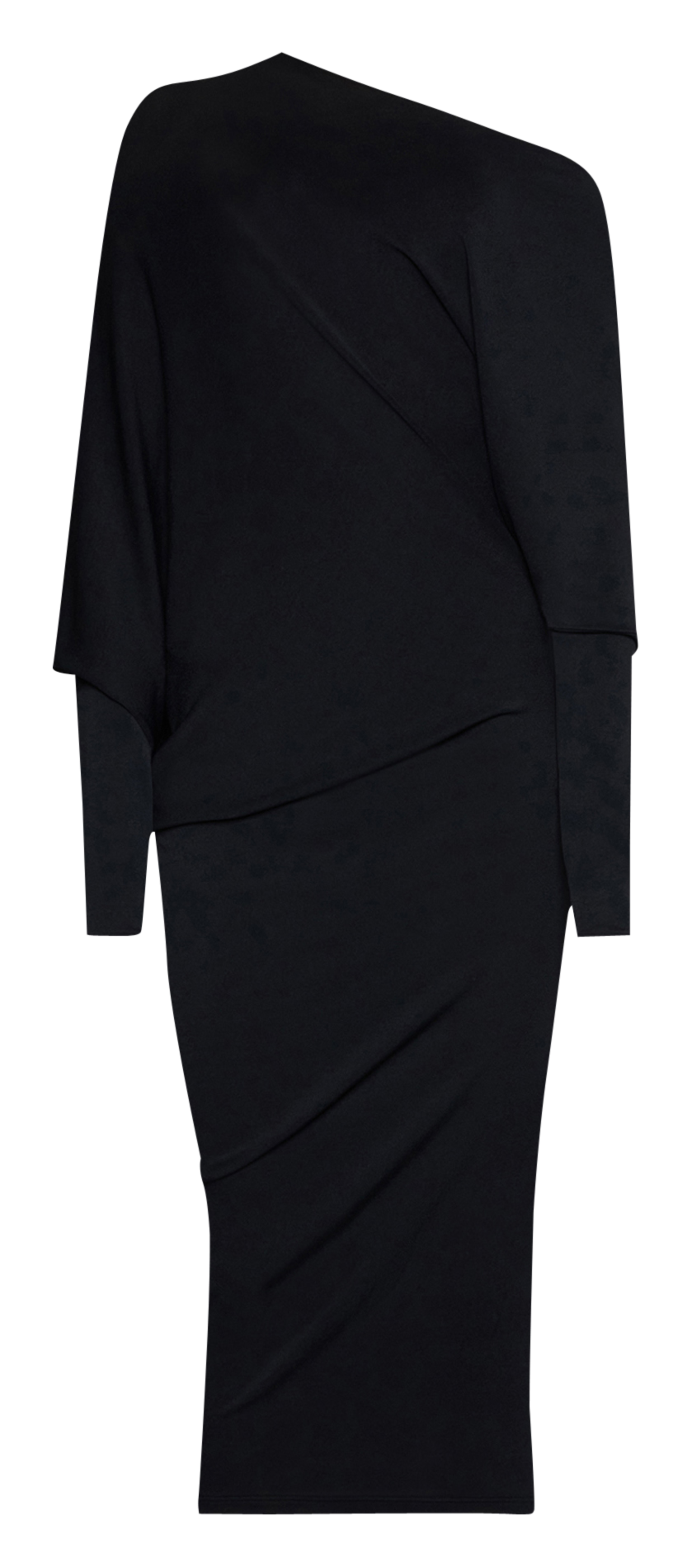 Robe midi asymétrique  WOLFORD Noir