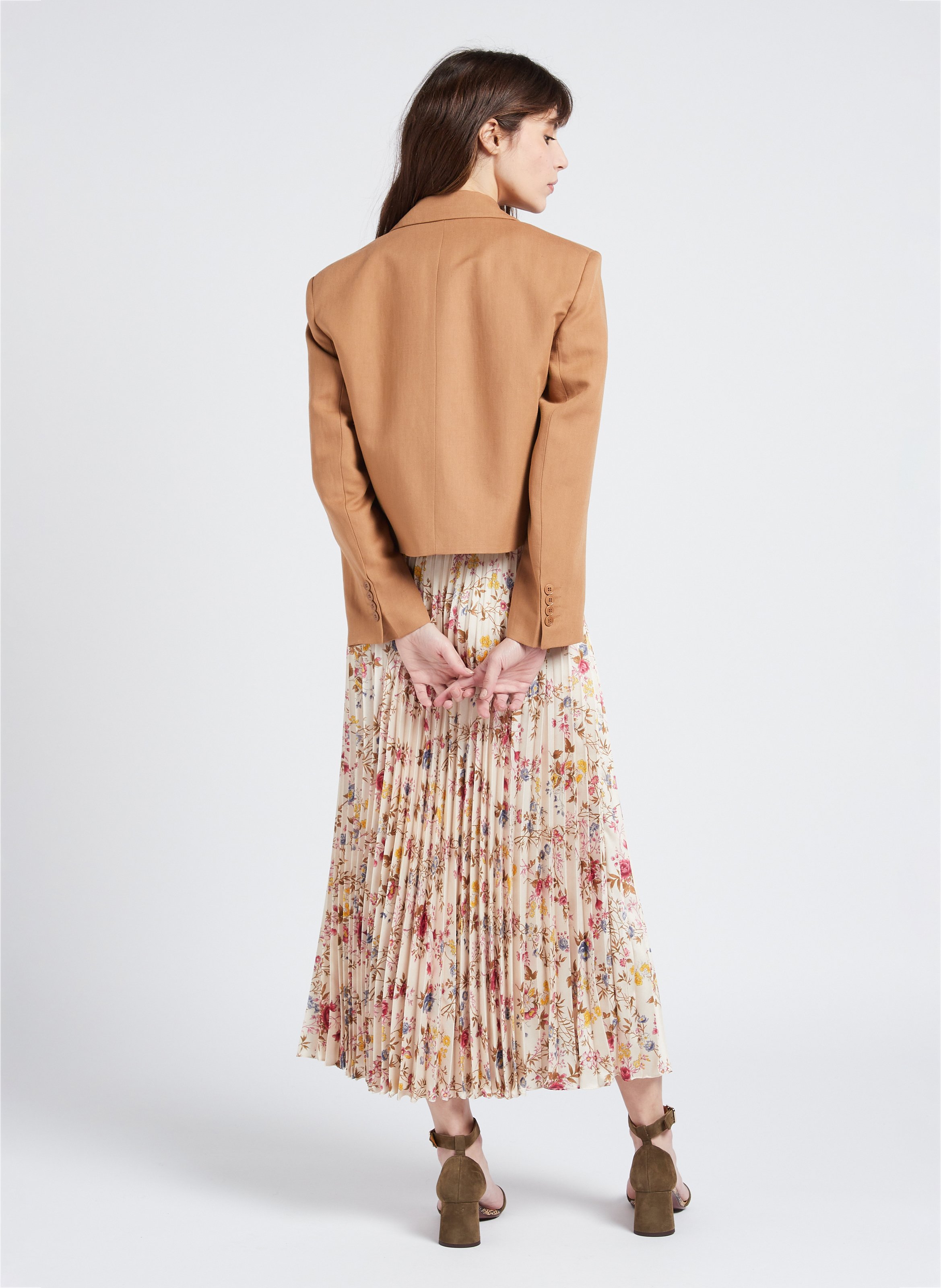 Sandales hautes en cuir CHIE MIHARA Vert