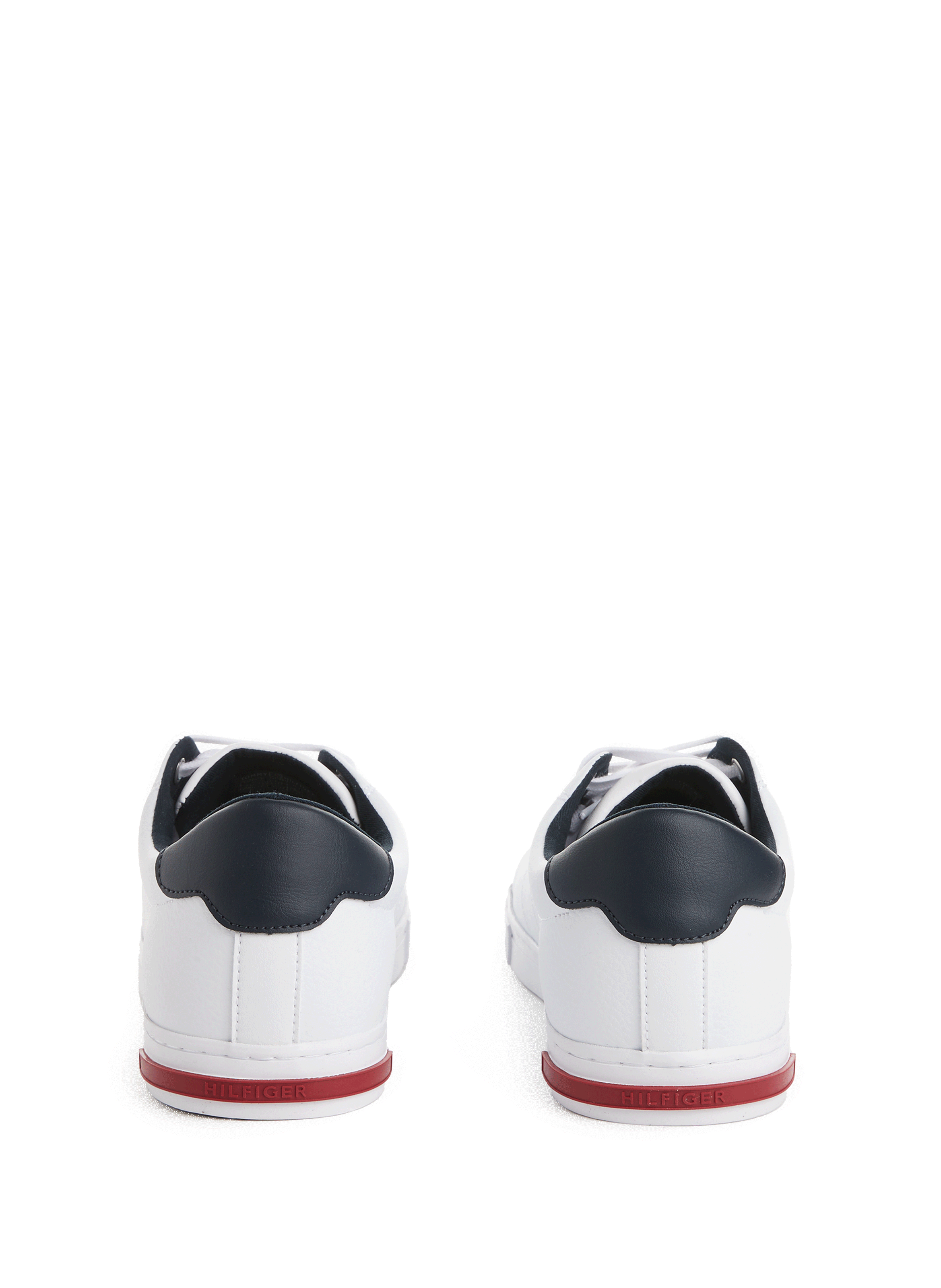 Baskets basses en cuir TOMMY HILFIGER Blanc