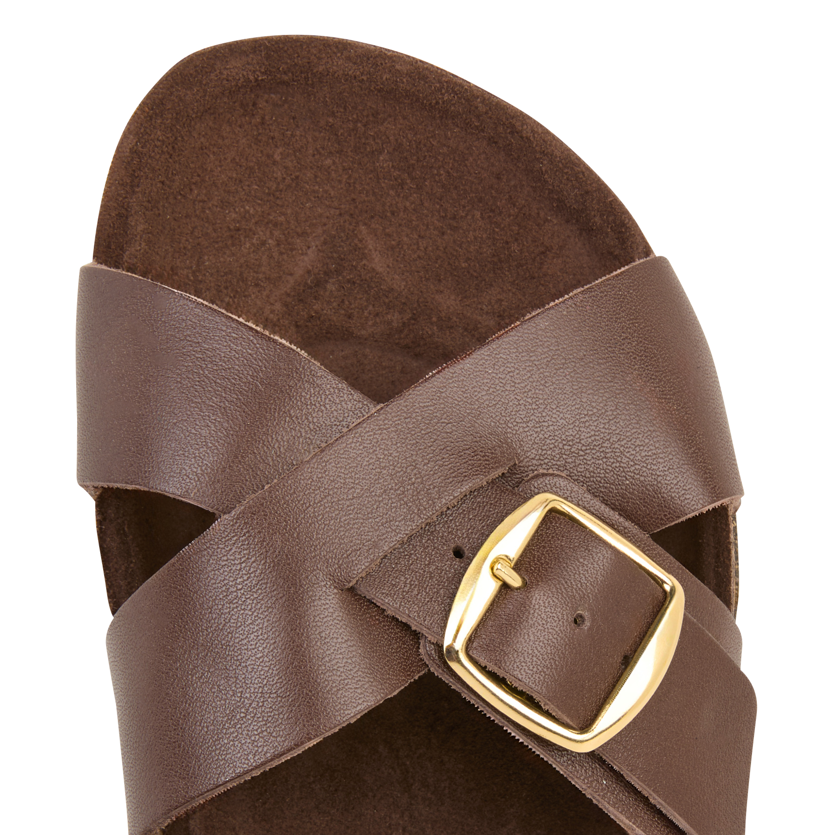 Multi-strap leather sandals BOSABO Brown