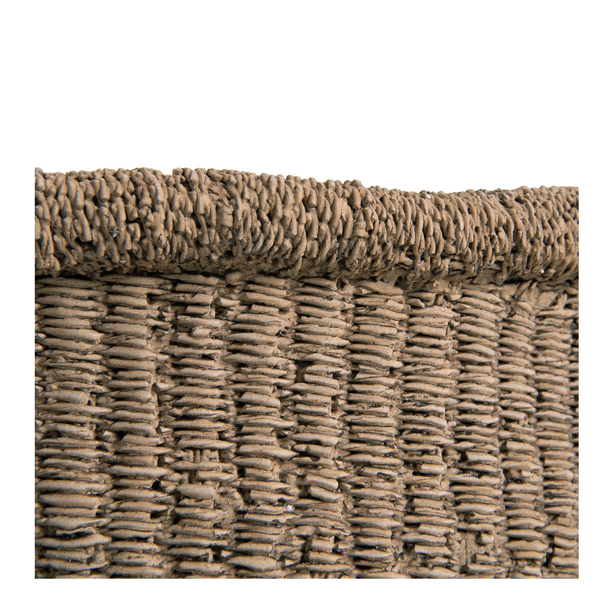 Decorative cement vase BLANC D'IVOIRE Beige