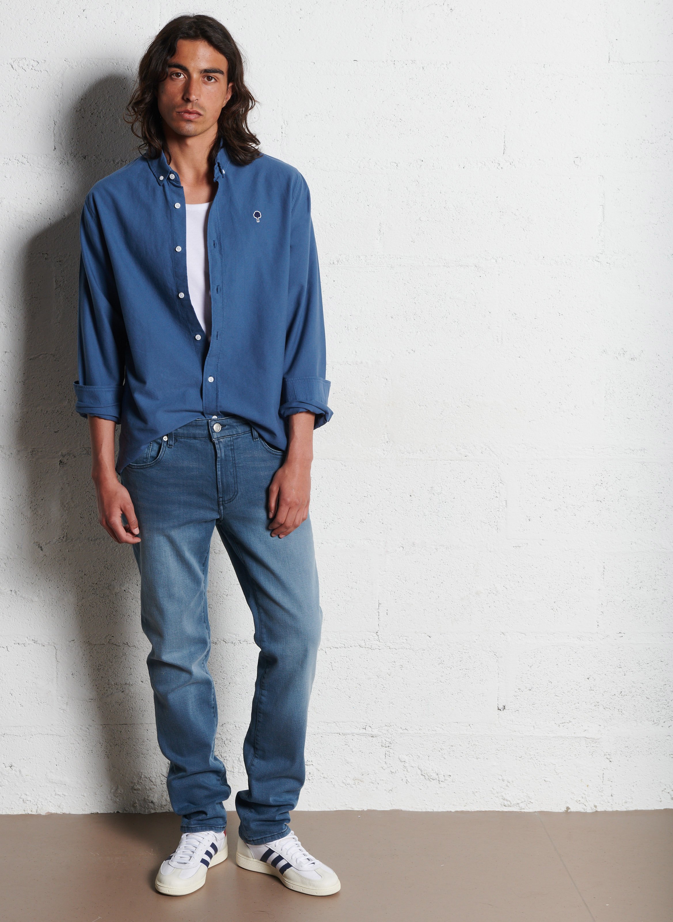 High-rise slim-fit jeans IKKS Blue