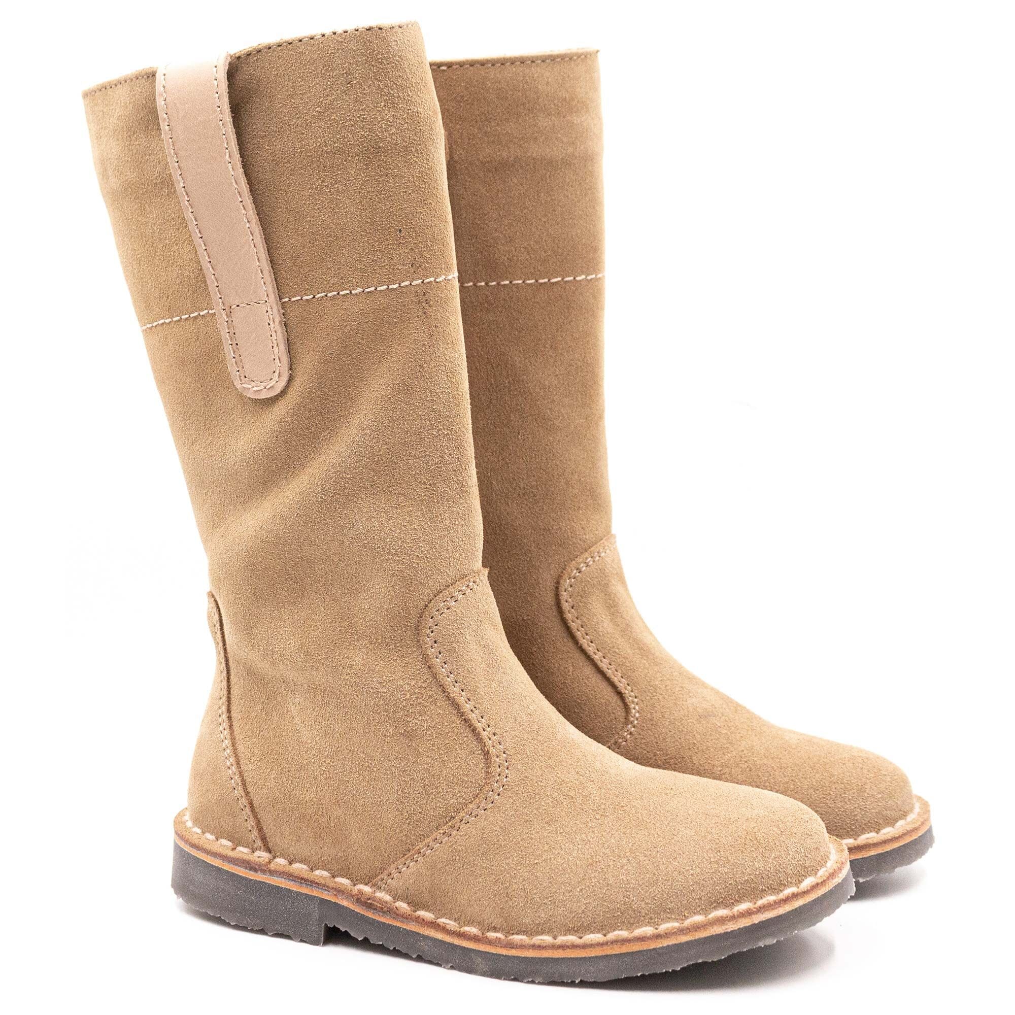 Suede boots Boni & Sidonie Beige