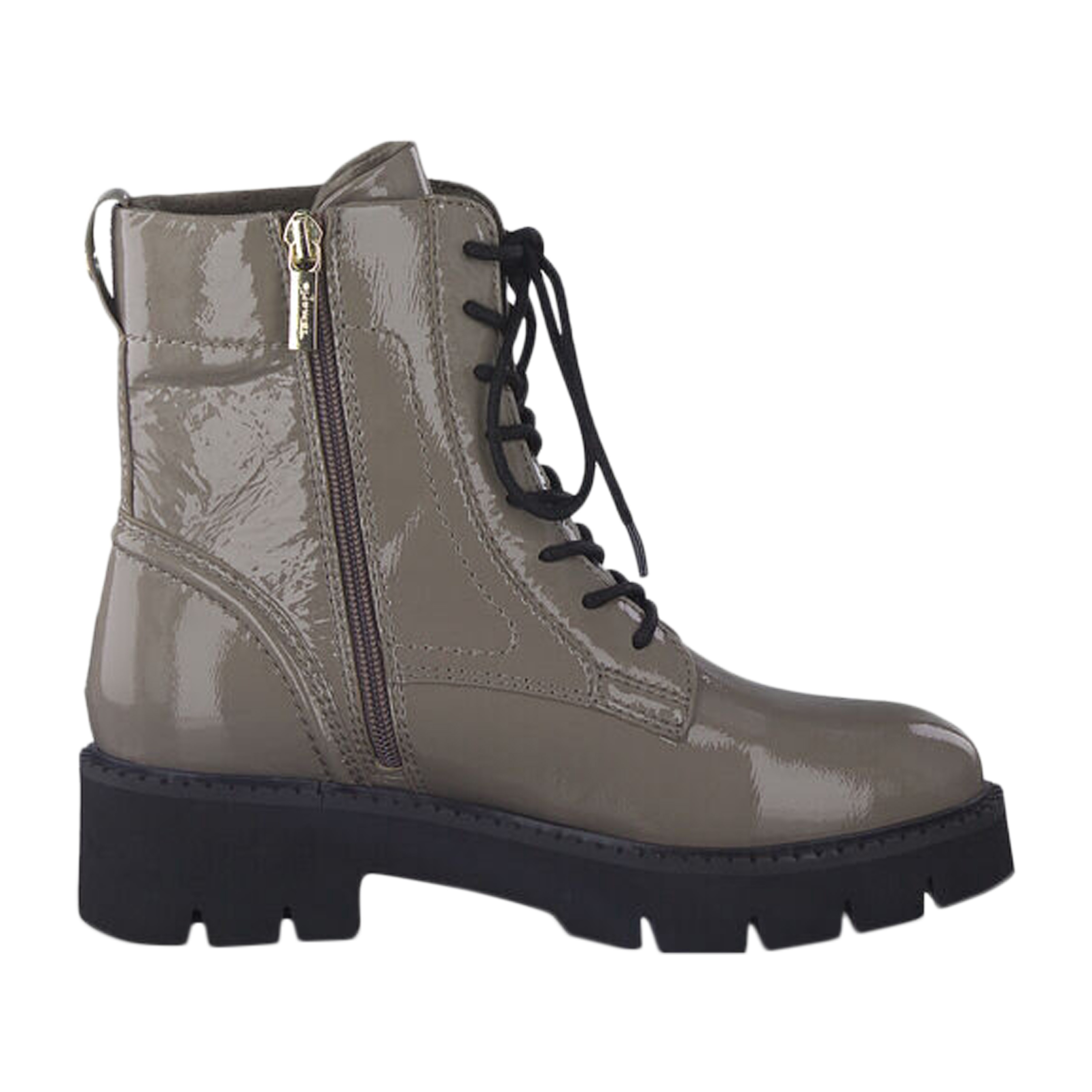 Comfort leather ankle boots TAMARIS Brown