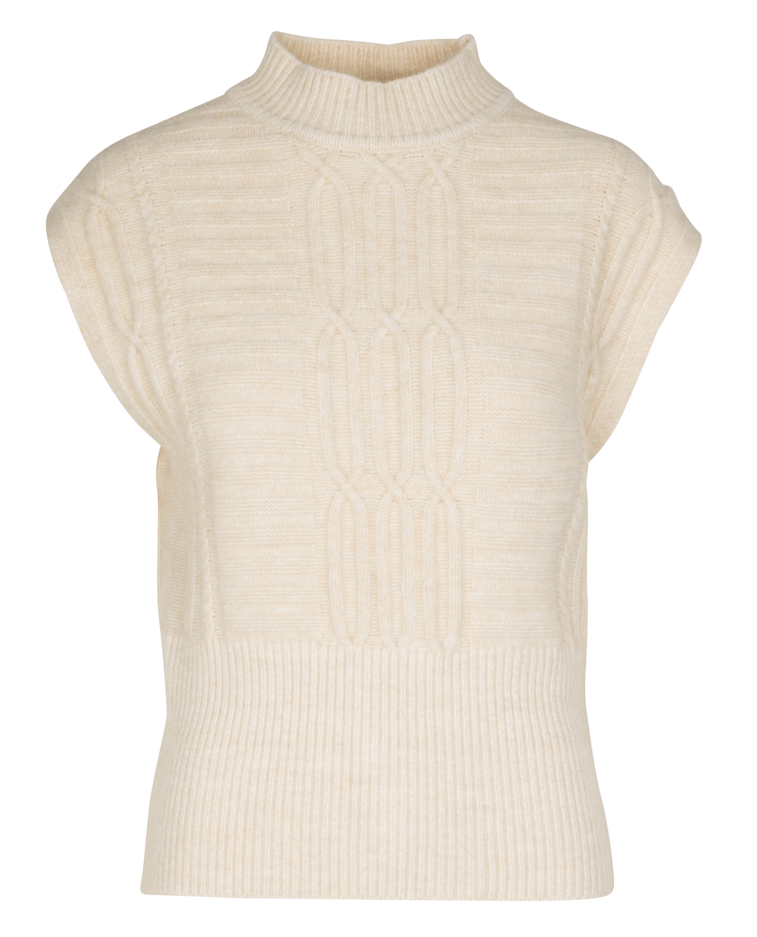 Pull col rond  SUNCOO Blanc