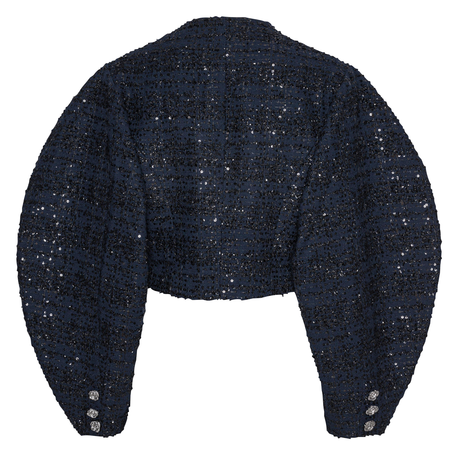 Oversized jacket in mixed recycled fibers ROTATE Blue