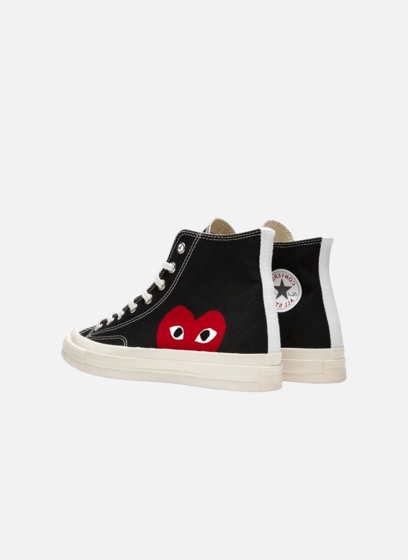 Converse comme des garçons noir haute CONVERSE Red