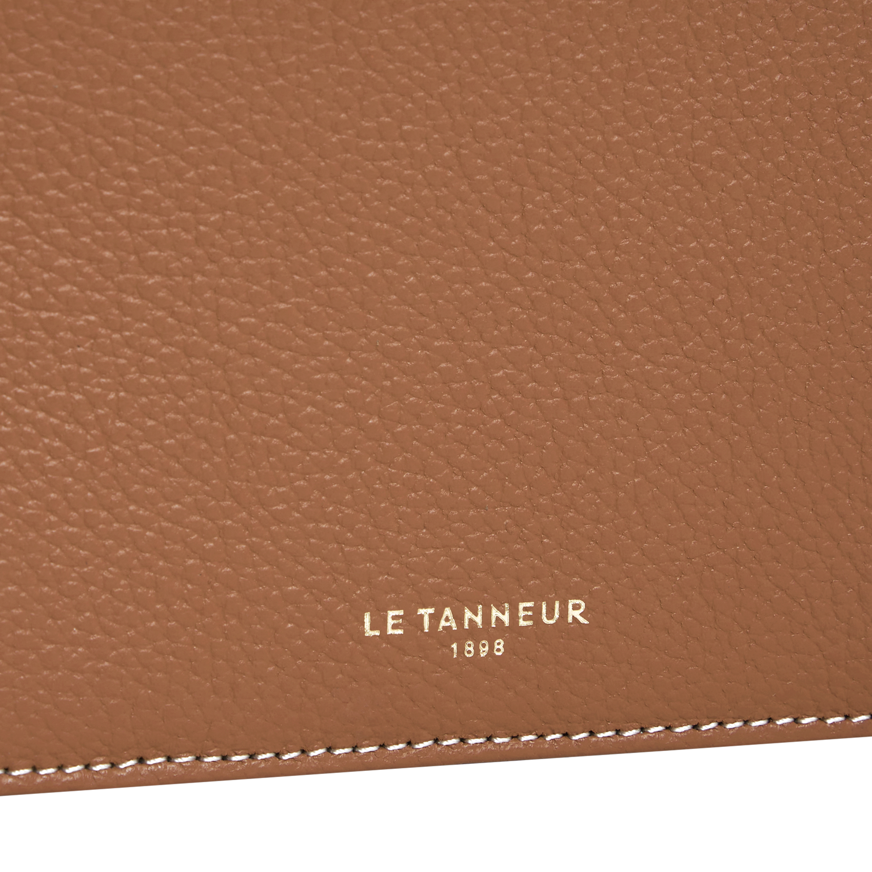 Porte-cartes en cuir LE TANNEUR Marron
