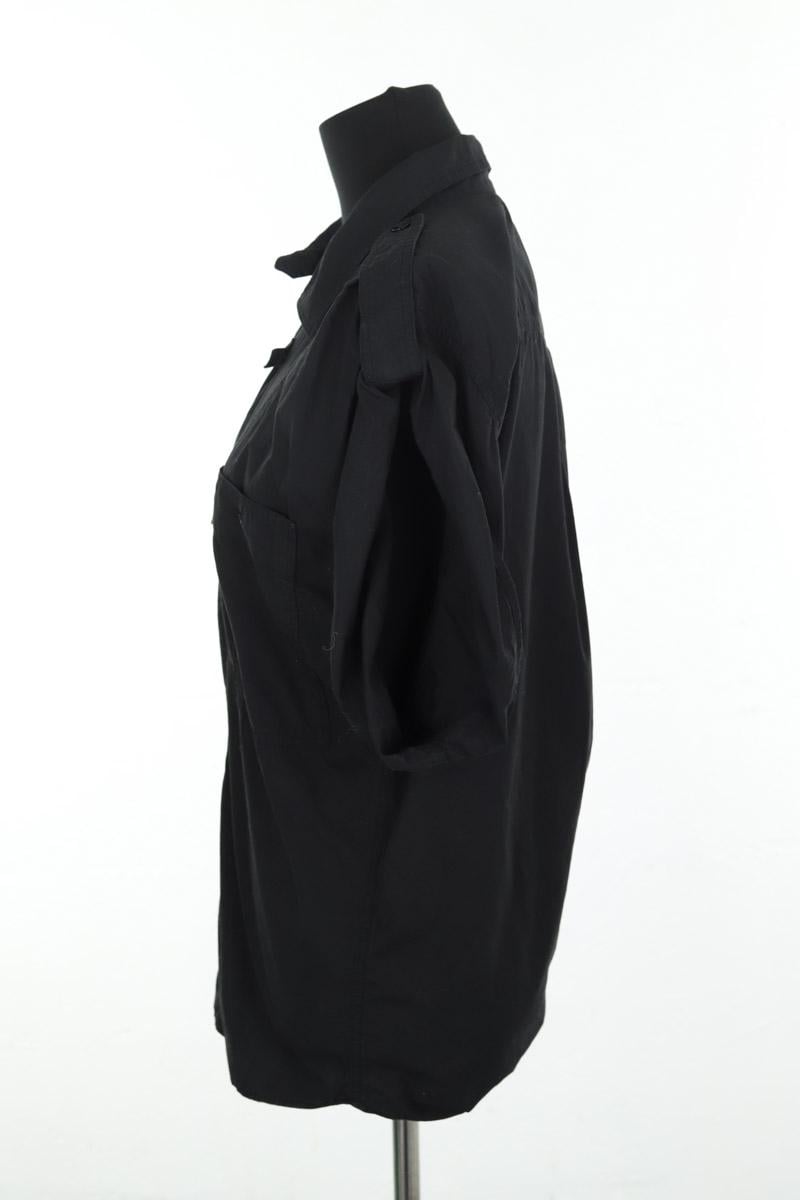 Cotton blouse ISABEL MARANT ÉTOILE - SECONDE MAIN Black