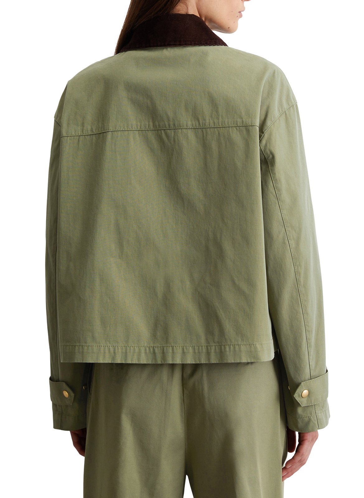 Veste col classique en coton mélangé MARC O&#039;POLO Vert
