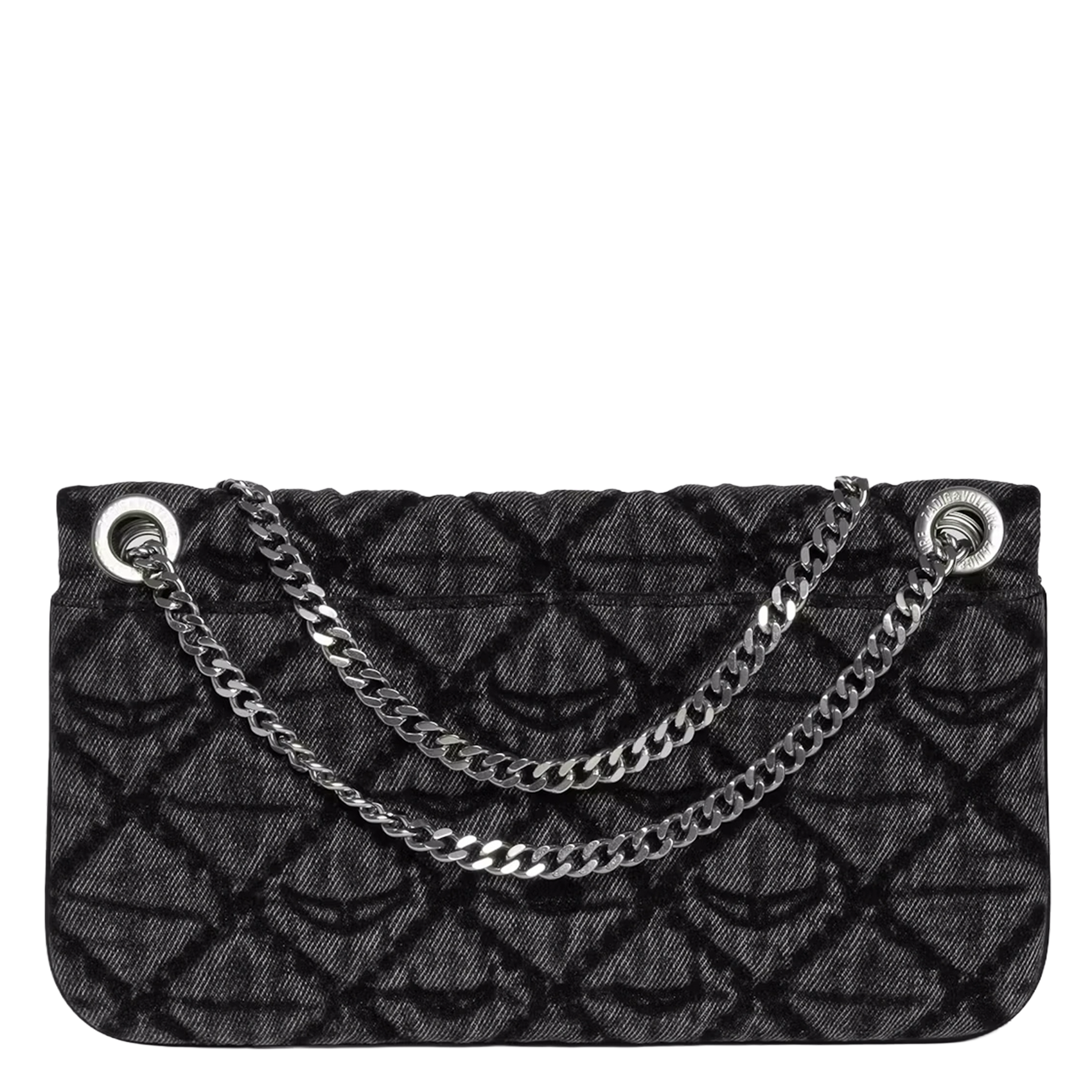 Printed clutch bag ZADIG&VOLTAIRE Grey