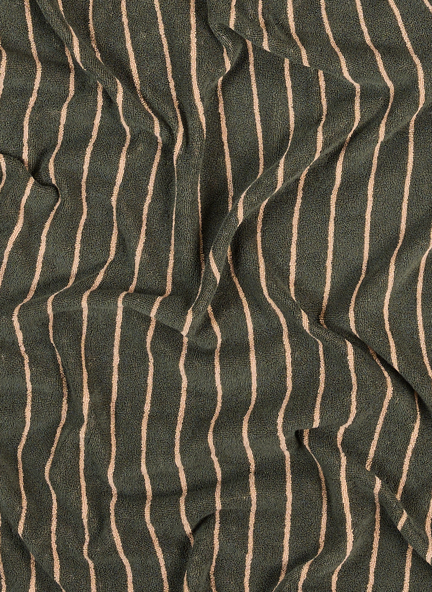 Organic cotton bath towel AU PRINTEMPS PARIS MAISON Khaki