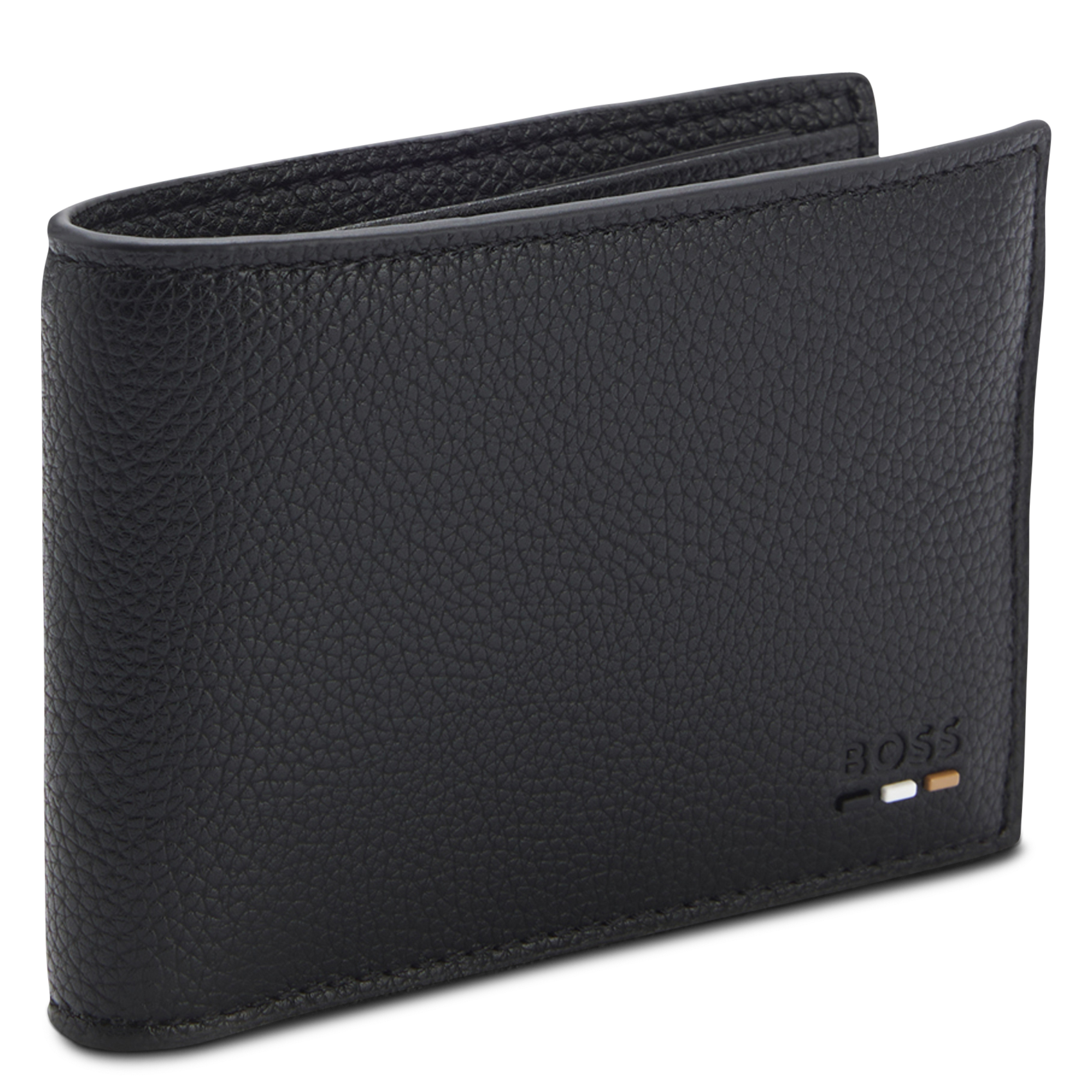 Leather-effect wallet BOSS Black